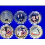6 Royal Wedding Proof Coins