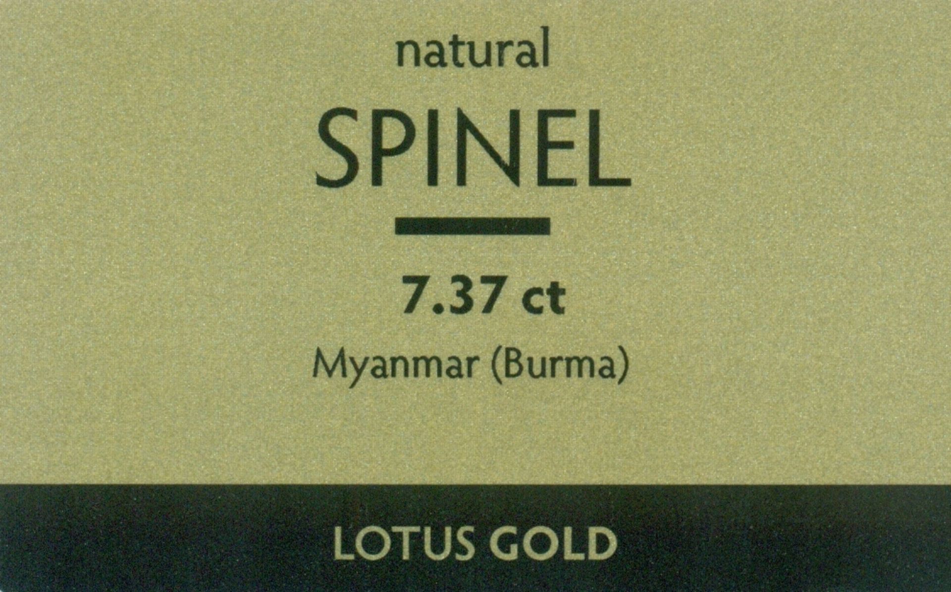 LOTUS Certified 7.37 ct. Spinel - BURMA, MYANMAR - Image 8 of 9