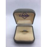 18ct Gold Three Stone Diamond Ring