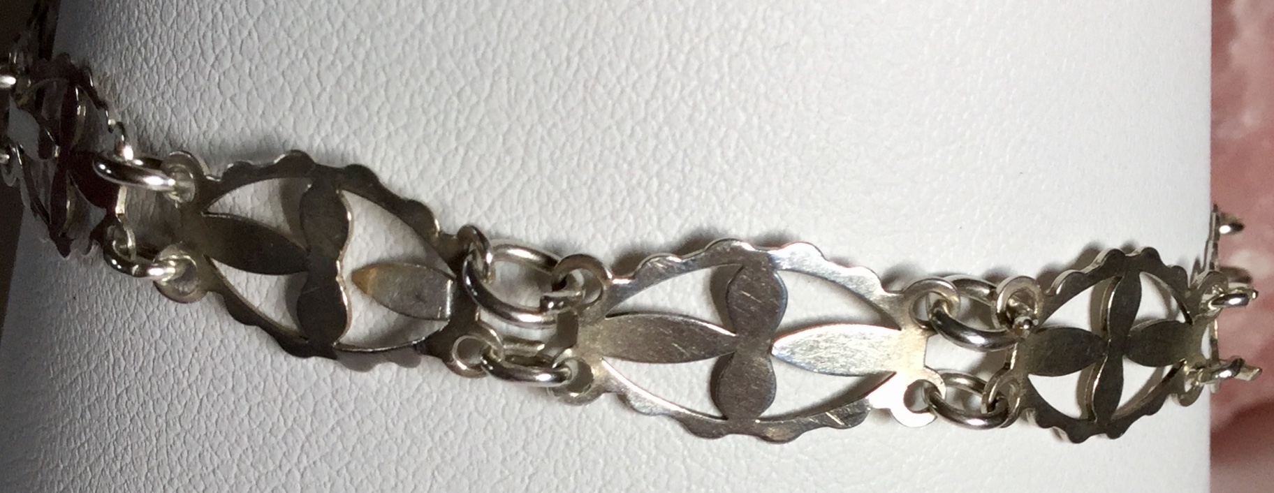 Unusual cross vintage silver bracelet from Malta 4.3 gram great gift - Image 6 of 6