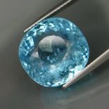 GFCO (SWISS) Certified 12.56 ct. Blue Aquamarine - BRAZIL