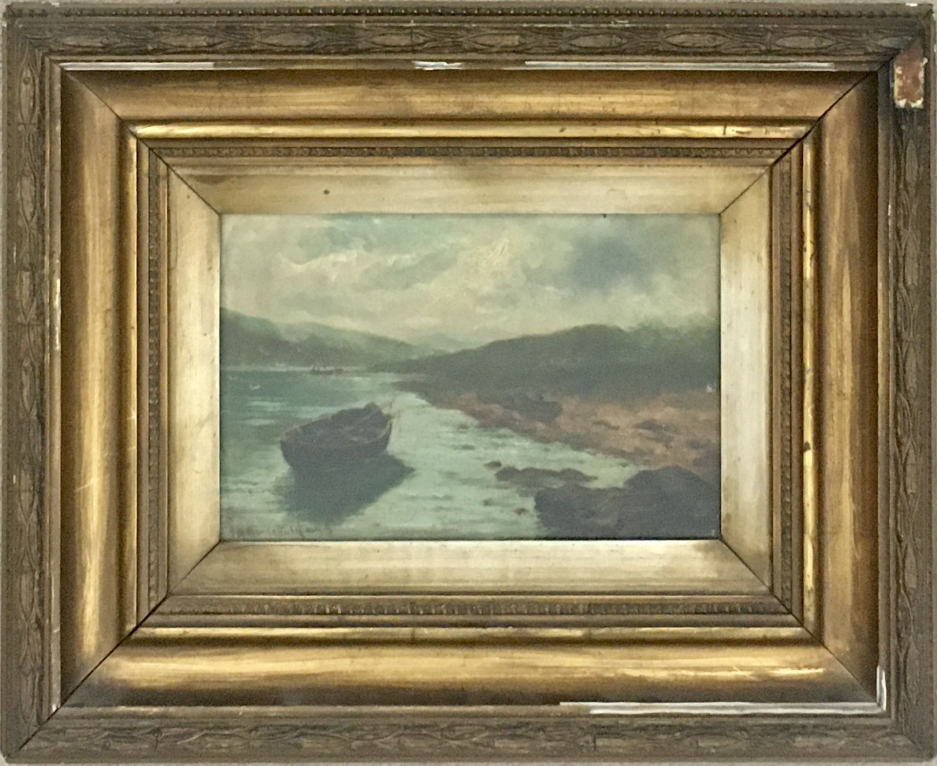 Loch Scene and Harbour Scene signed McDonald ‘95