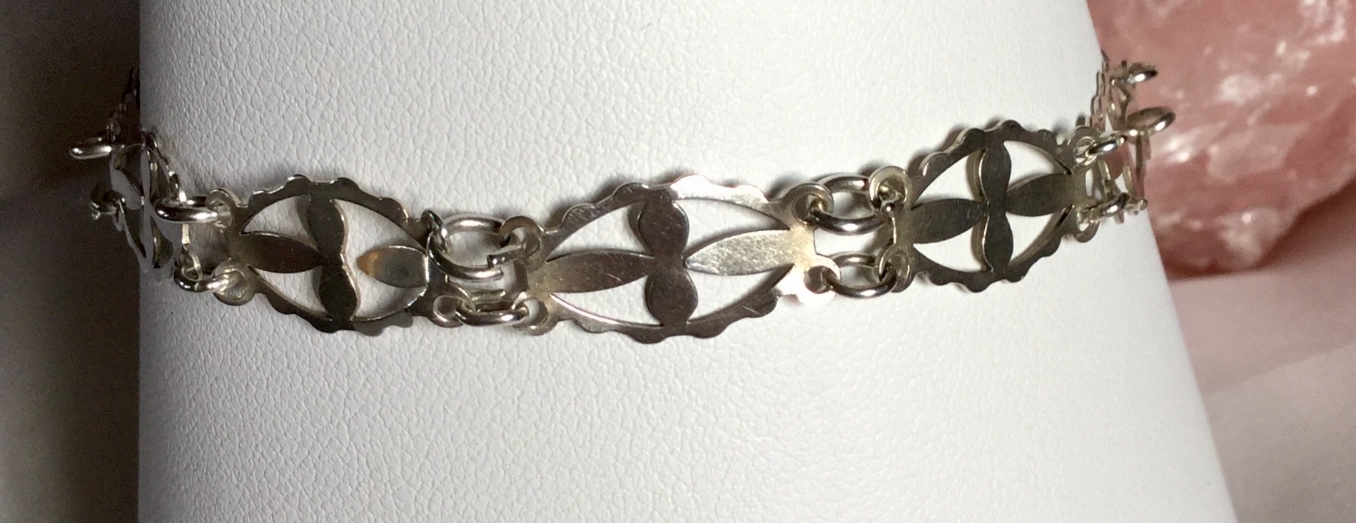 Unusual cross vintage silver bracelet from Malta 4.3 gram great gift - Image 5 of 6