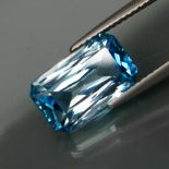 GFCO (SWISS) Certified 6.30 ct. Blue Zircon - CAMBODIA