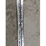 Swordstick with engraved word "Toledo"