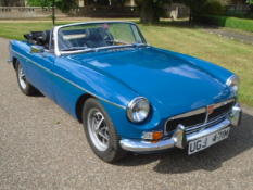 1973 MGB Roadster, Chrome Bumper