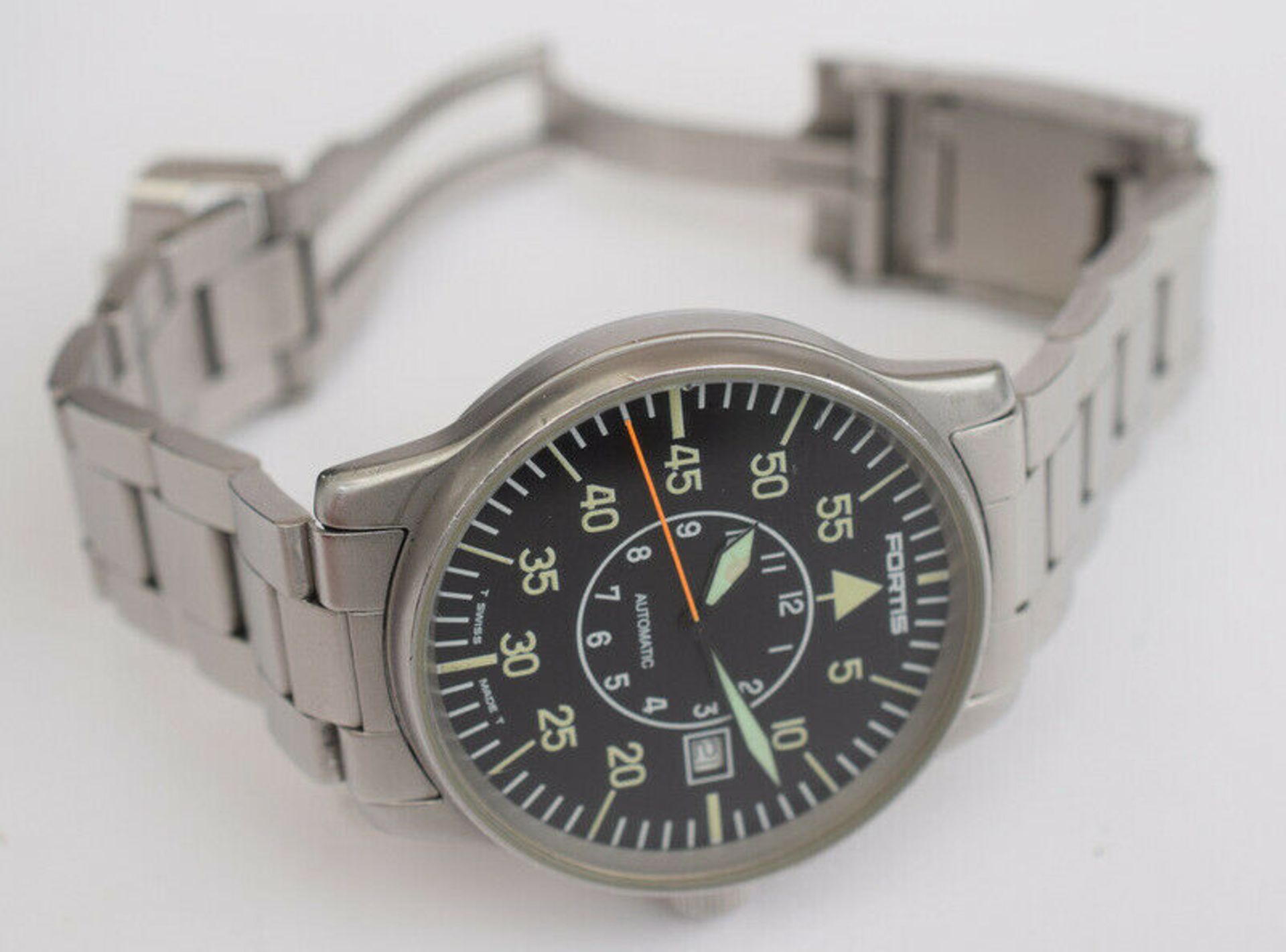 Vintage Fortis Flieger Automatic 595.10.46 Pilot's Watch Full Set - Image 3 of 9
