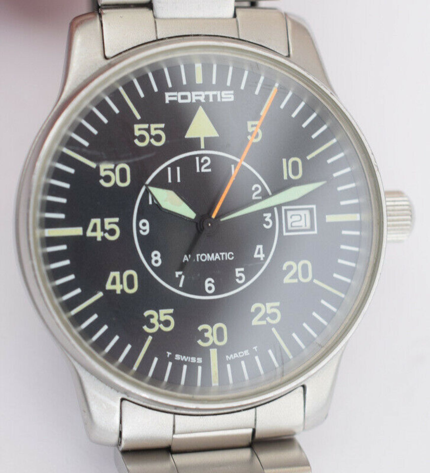 Vintage Fortis Flieger Automatic 595.10.46 Pilot's Watch Full Set - Image 7 of 9