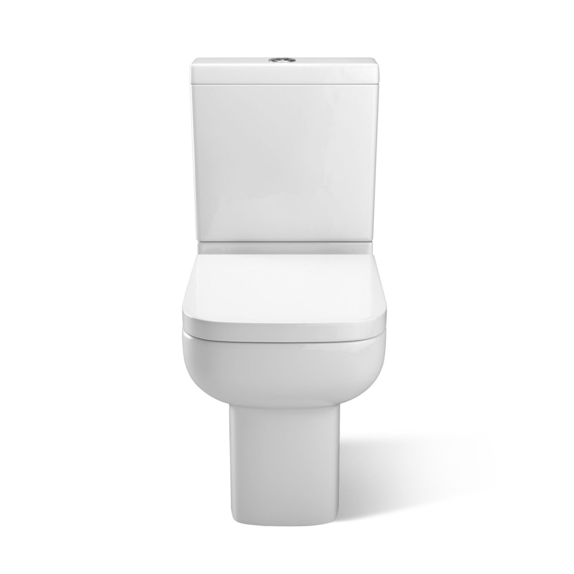 (EY54) Short Projection Close Coupled Toilet & Cistern inc Soft Close Seat We love this because - Image 3 of 5