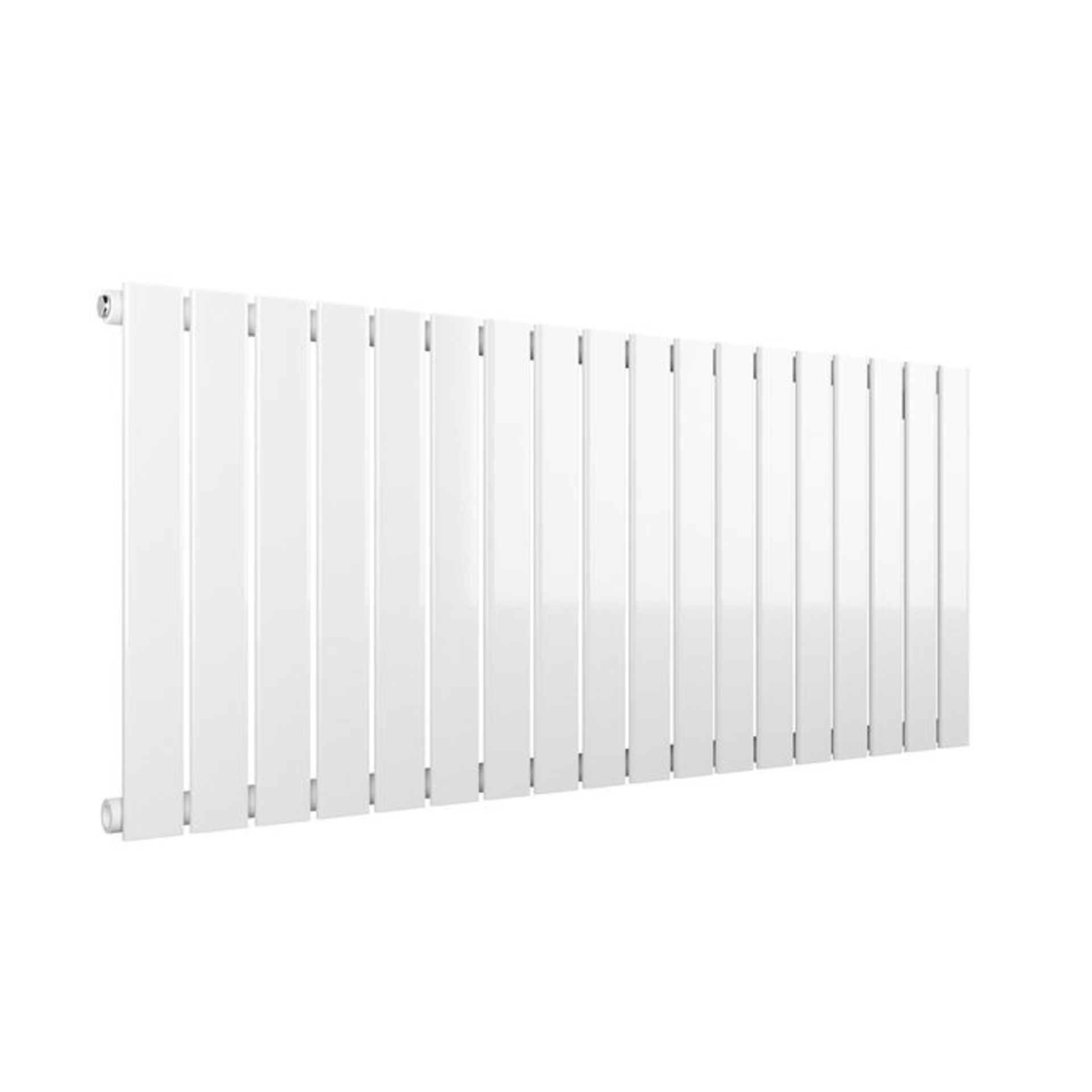 (EY76) 600x1380mm White Panel Horizontal Radiator. RRP £379.00. Made from low carbon steel with a - Image 2 of 2