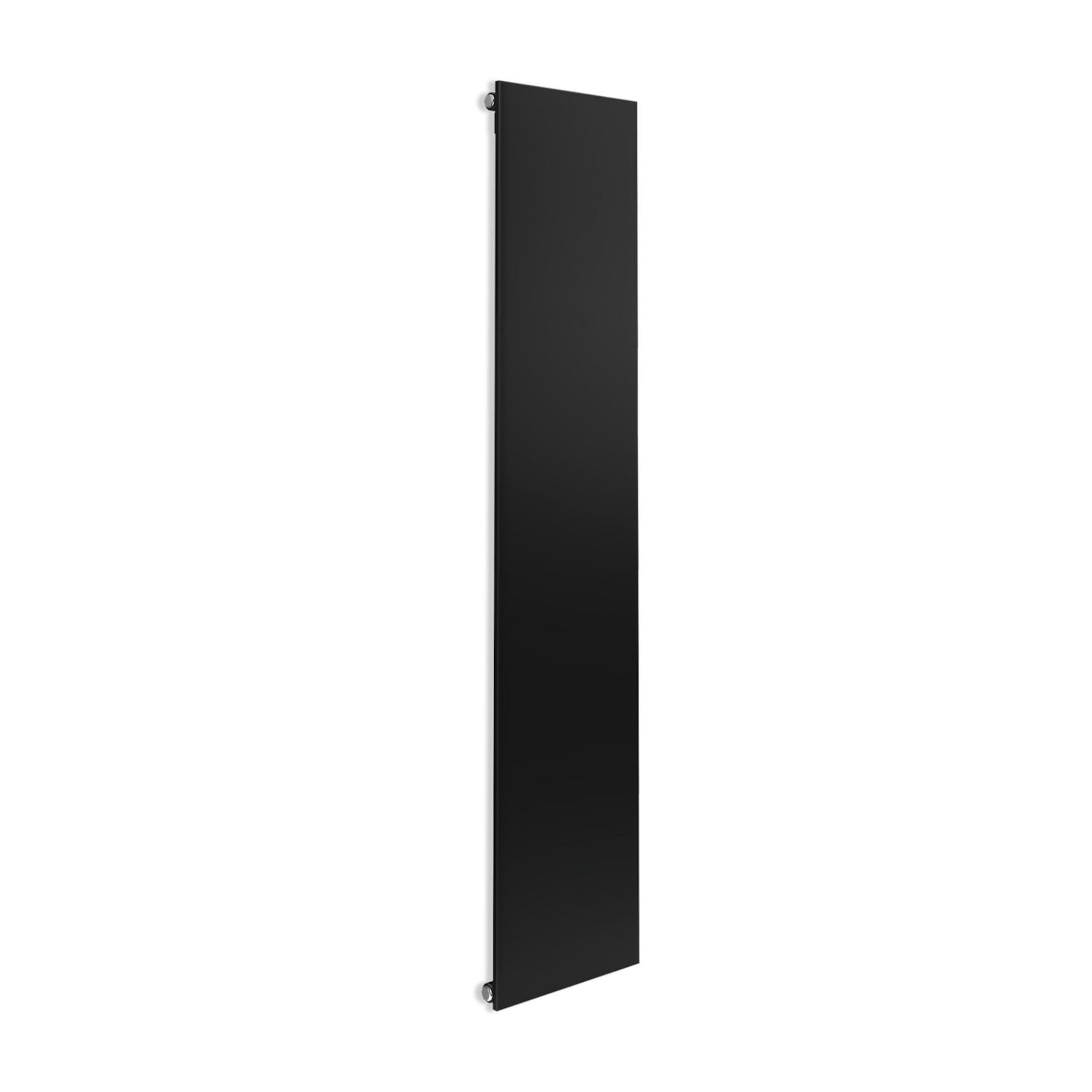 (TP99) 1813 x 385mm Ultra Slim Black Radiator. RRP £389.99. Constructed of sturdy low carbon steel