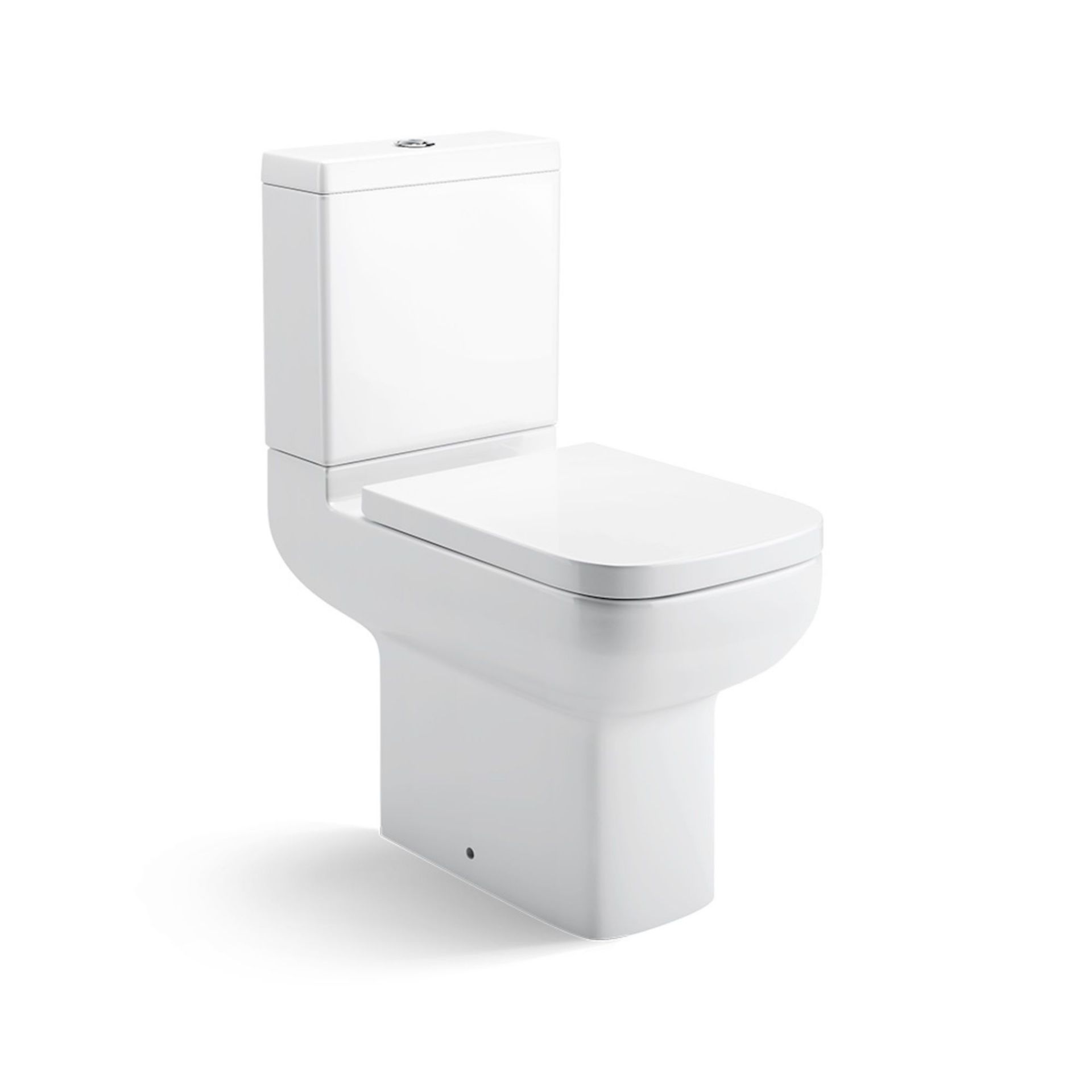 (EY54) Short Projection Close Coupled Toilet & Cistern inc Soft Close Seat We love this because - Image 2 of 5