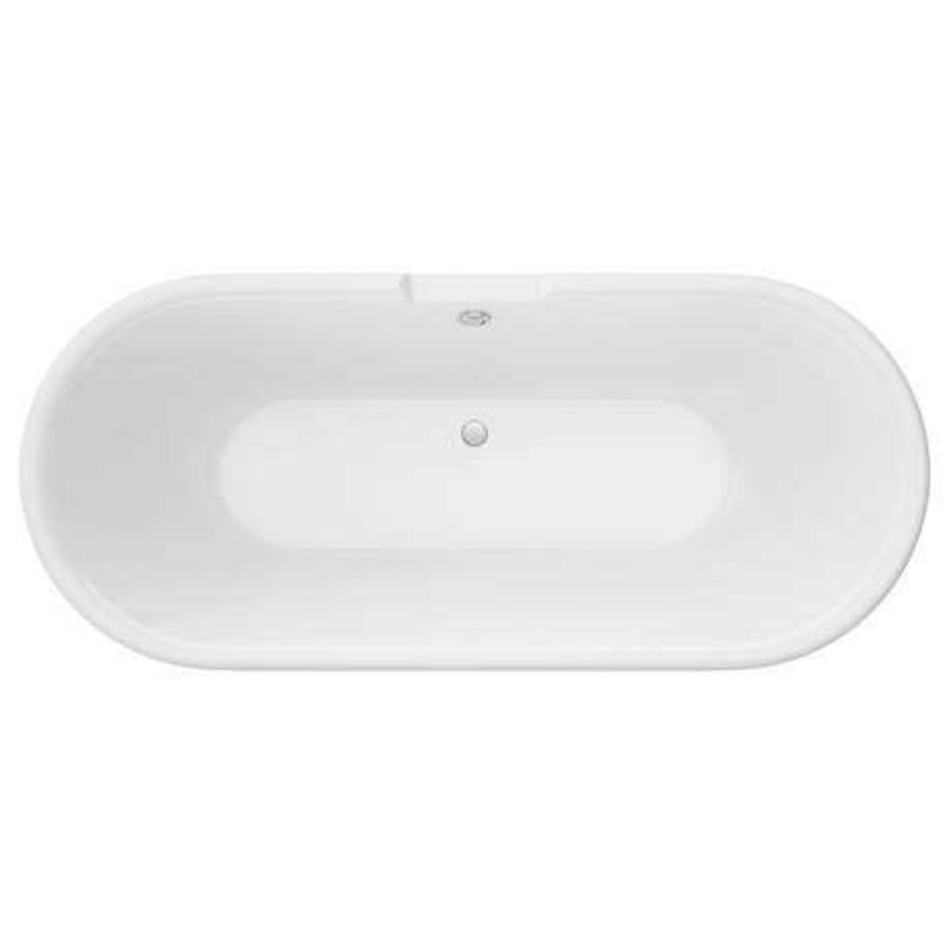 (EY4) 1695mm Grey Double Ended Roll Top Bath With Chrome Ball Feet. RRP £999.99. The Duke bath is - Image 3 of 5