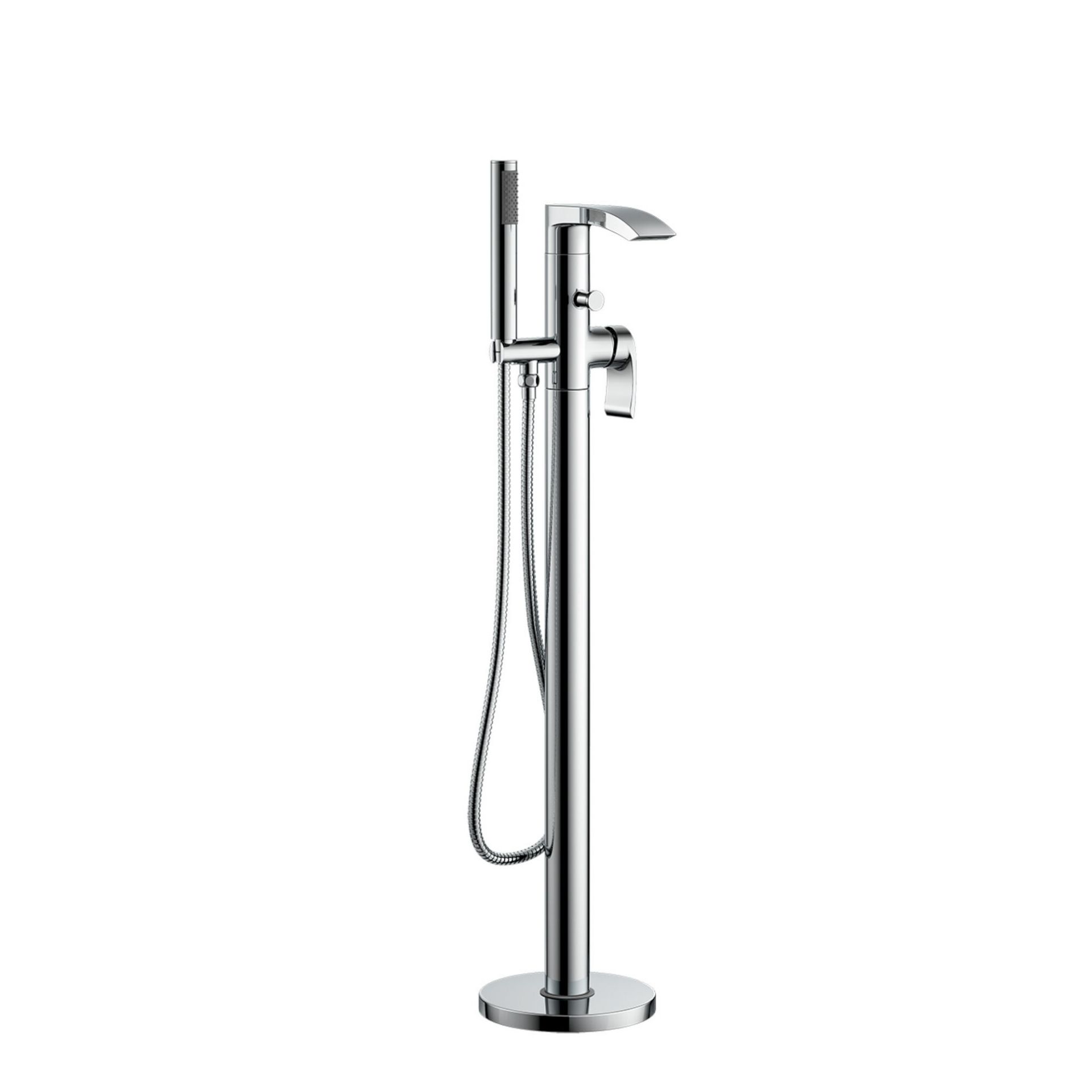 (KL5) Melbourne Chrome Freestanding Bath Tap with Hand Held Shower. RRP £474.99. We love this - Image 2 of 4