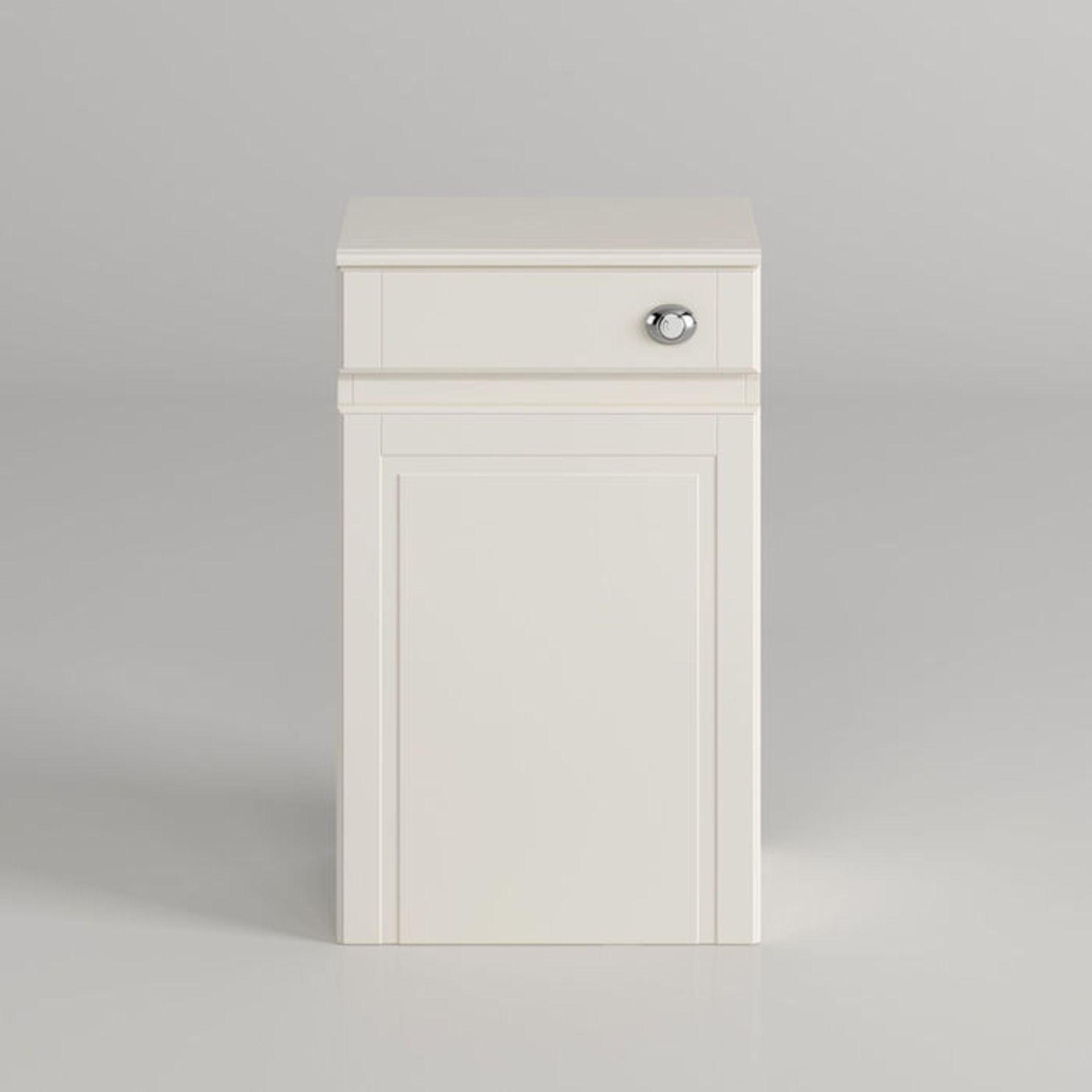 (LP85) 500mm Cambridge Clotted Cream Back To Wall Toilet Unit. Our discreet unit cleverly houses any - Image 2 of 4
