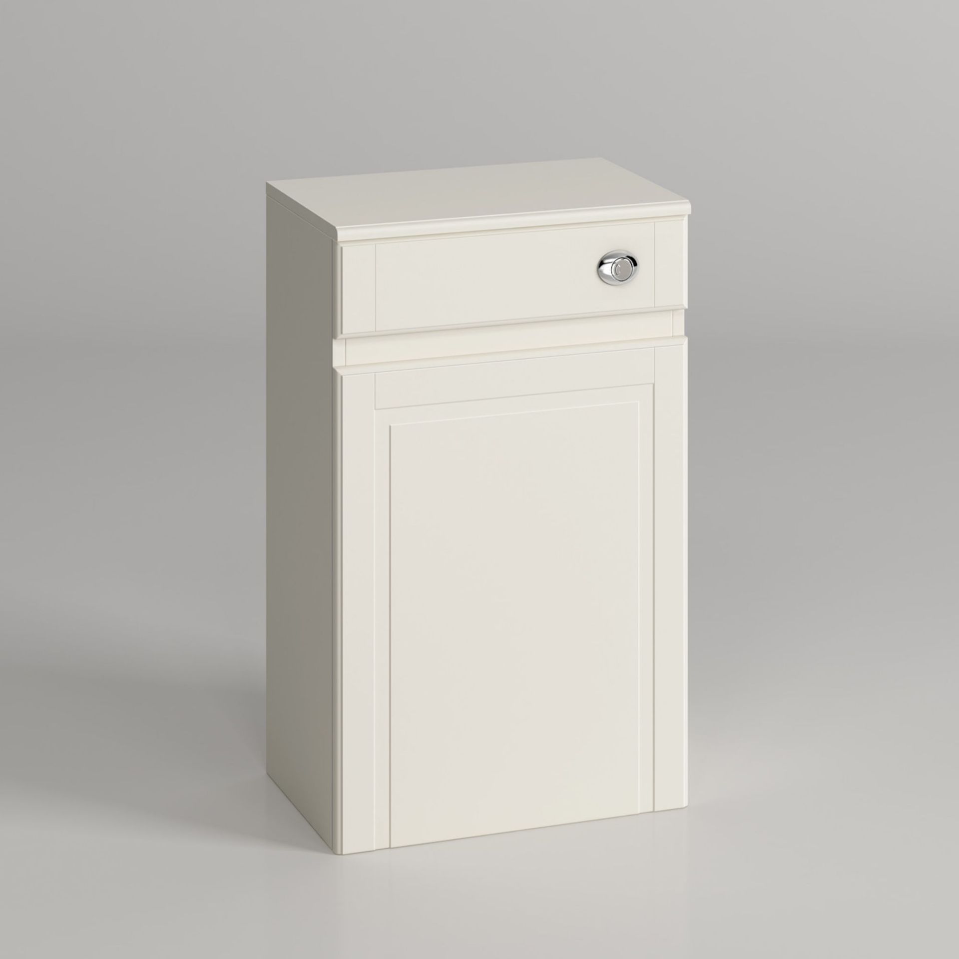(LP85) 500mm Cambridge Clotted Cream Back To Wall Toilet Unit. Our discreet unit cleverly houses any