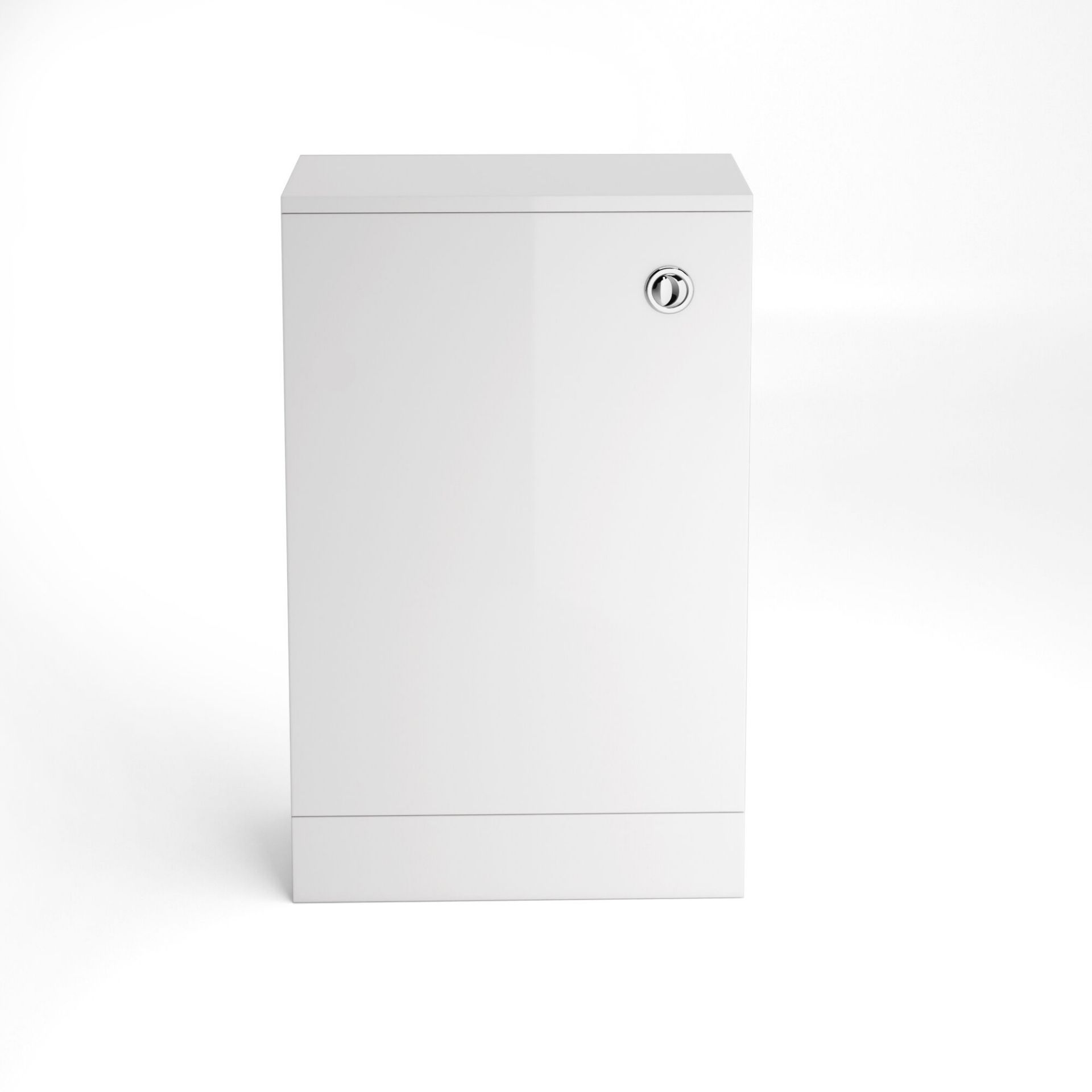 (KL20) 500mm Slimline Gloss White Back To Wall Toilet Unit. Engineered with everyday use in mind, - Image 5 of 5