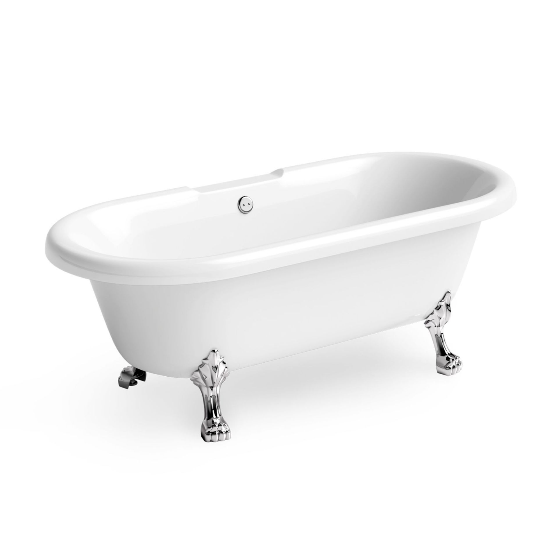 (KL6) 1700mm Cambridge Traditional Roll Top Bath - Dragon Feet. RRP £799.99. Showcasing - Image 3 of 4