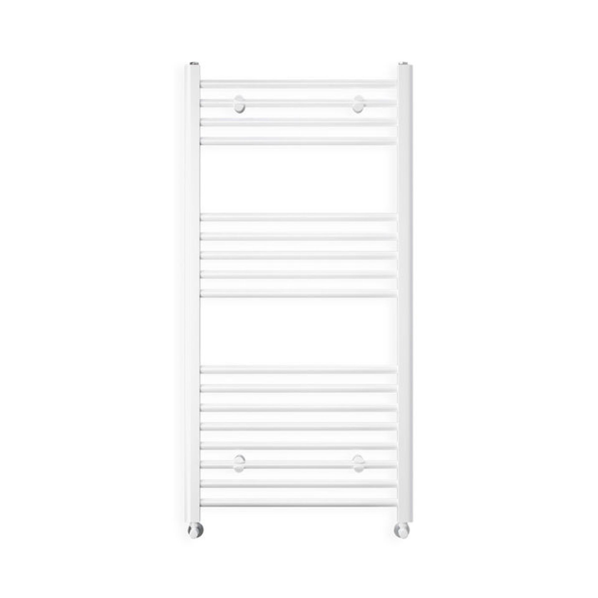 (YC43) 1200x600mm White Heated Towel Radiator. Made from low carbon steel Finished with a high - Image 2 of 2