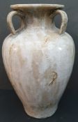 Vintage Glazed Studio Pottery Vase Signed on Base. Measures 15 inches tall. Part of a recent