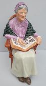 Vintage Collectable Royal Doulton Figurine The Family Album HN 2321 Stands 6 inches Tall. Part of