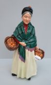 Vintage Collectable Royal Doulton Figurine The Orange Lady HN 1953 Stands 8 inches Tall. Part of a