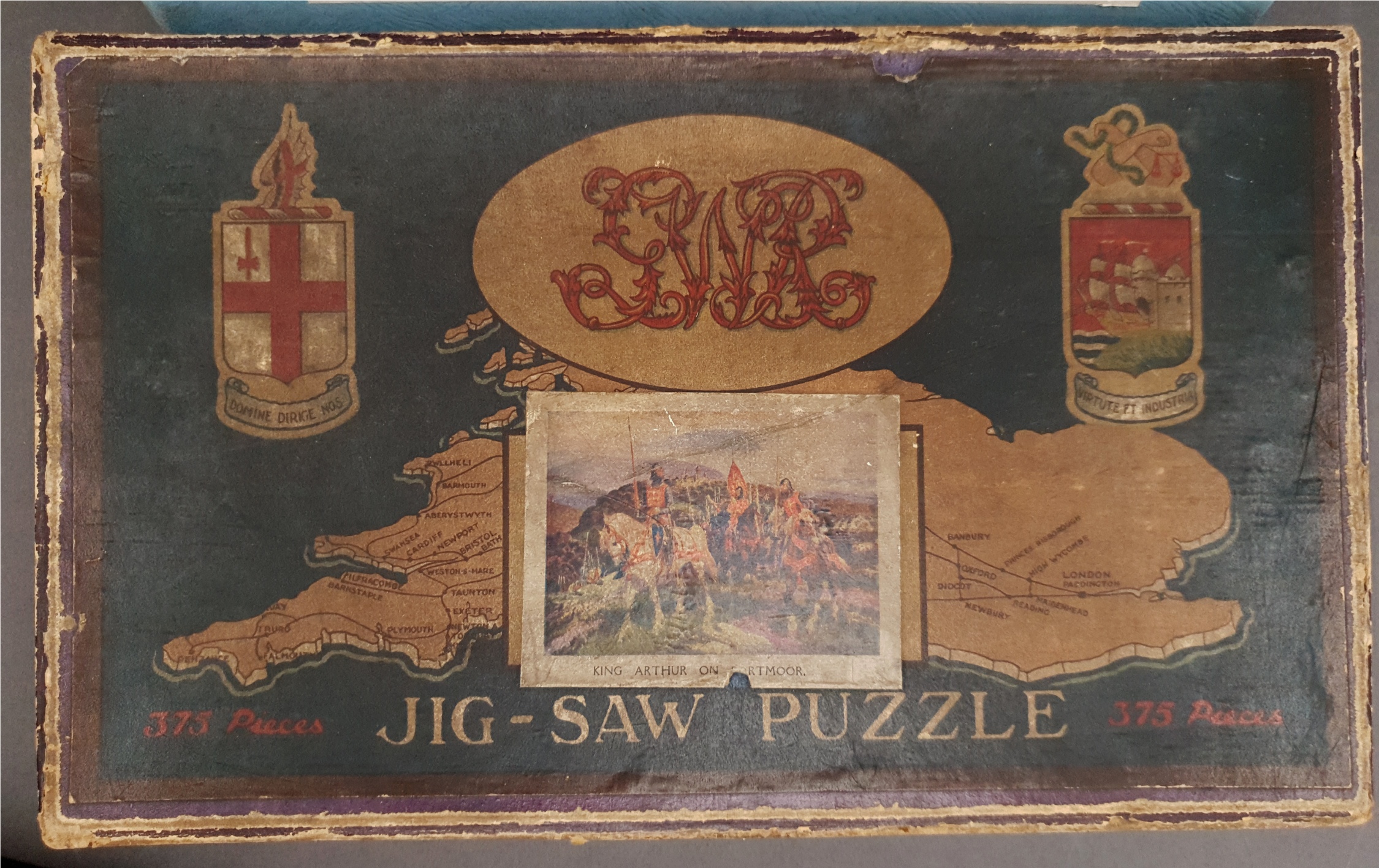 Antique Vintage 2 x Wooden Jigsaws and Two Sets of Patients Playing Cards Includes Waddingtons. Part - Image 2 of 5
