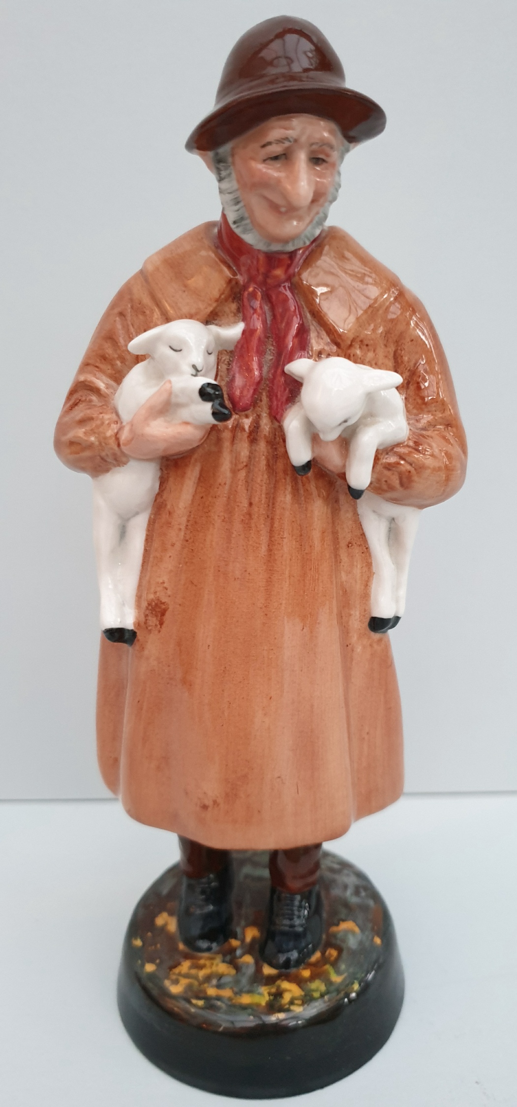 Vintage Collectable Royal Doulton Figurine Lambing Time HN 1890 Stands 9 inches Tall. Part of a