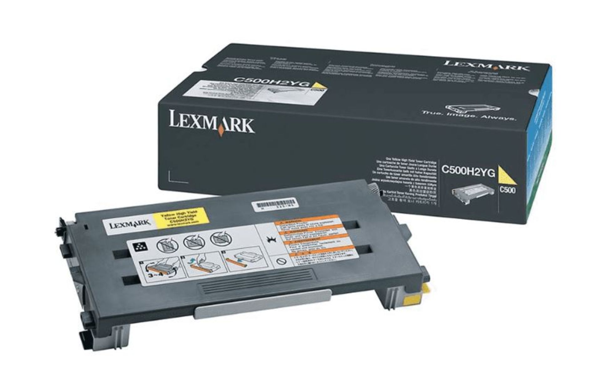 New & Sealed Packaging – Lexmark Yellow Toner - 4 Items - RRP £511.52