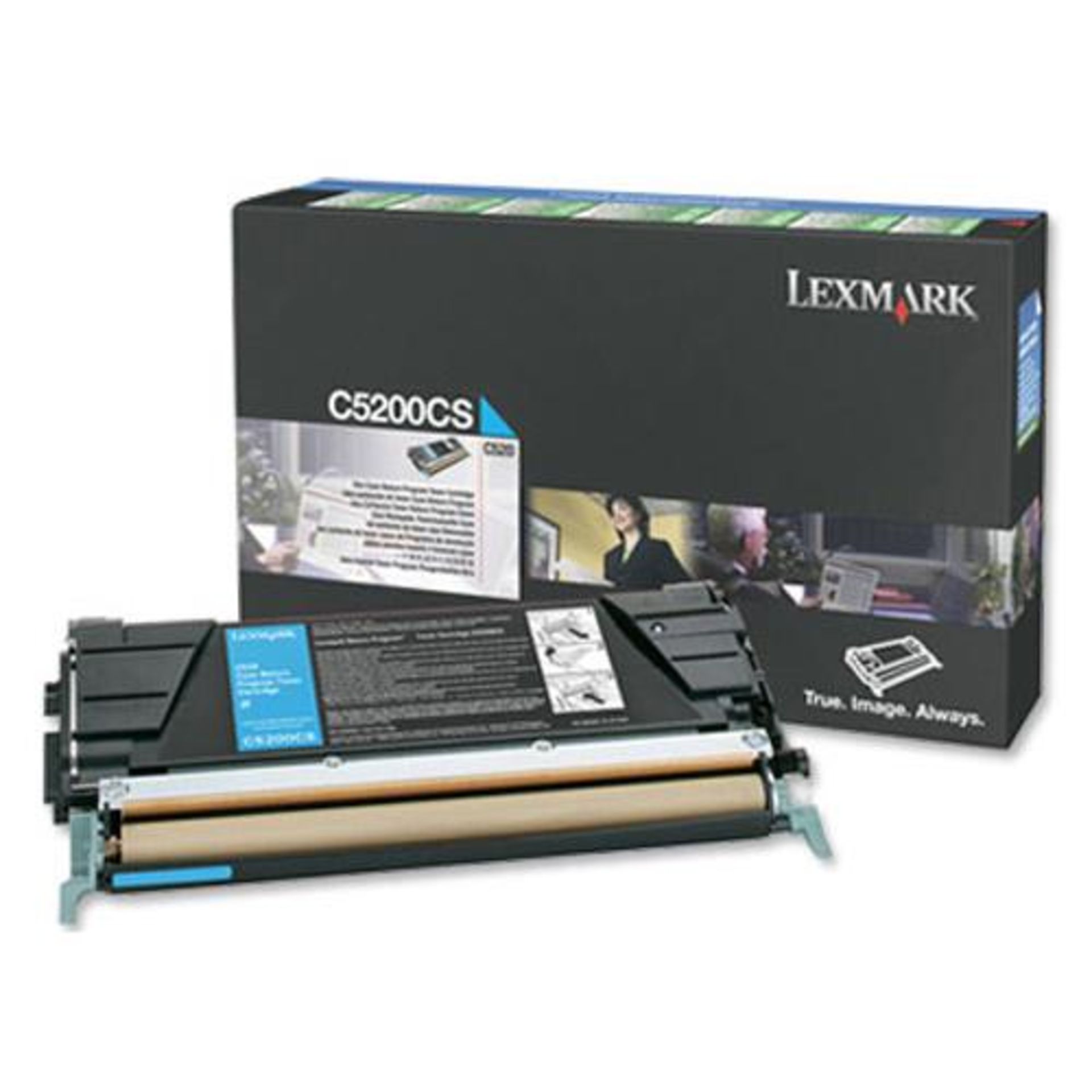 New & Sealed Packaging Lexmark Cyan Toner - 2 Items - RRP £189.52