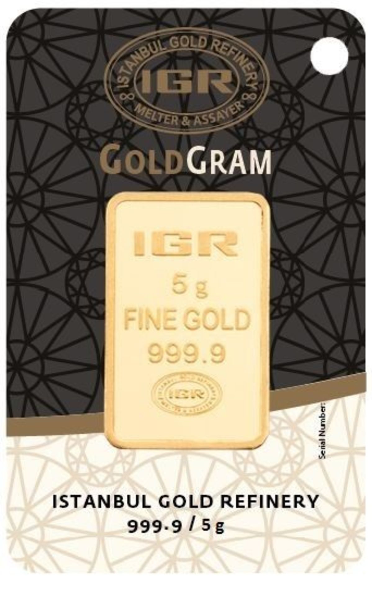 5 Gram 99.99% (24K) Gold Bullion