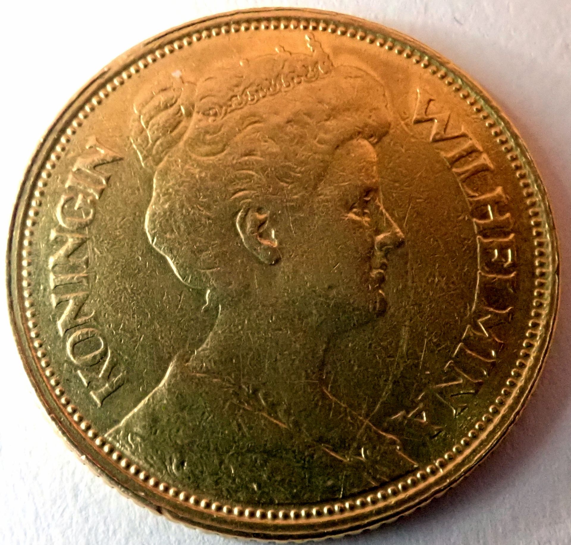 5 Gulden - Wilhemina. 1912