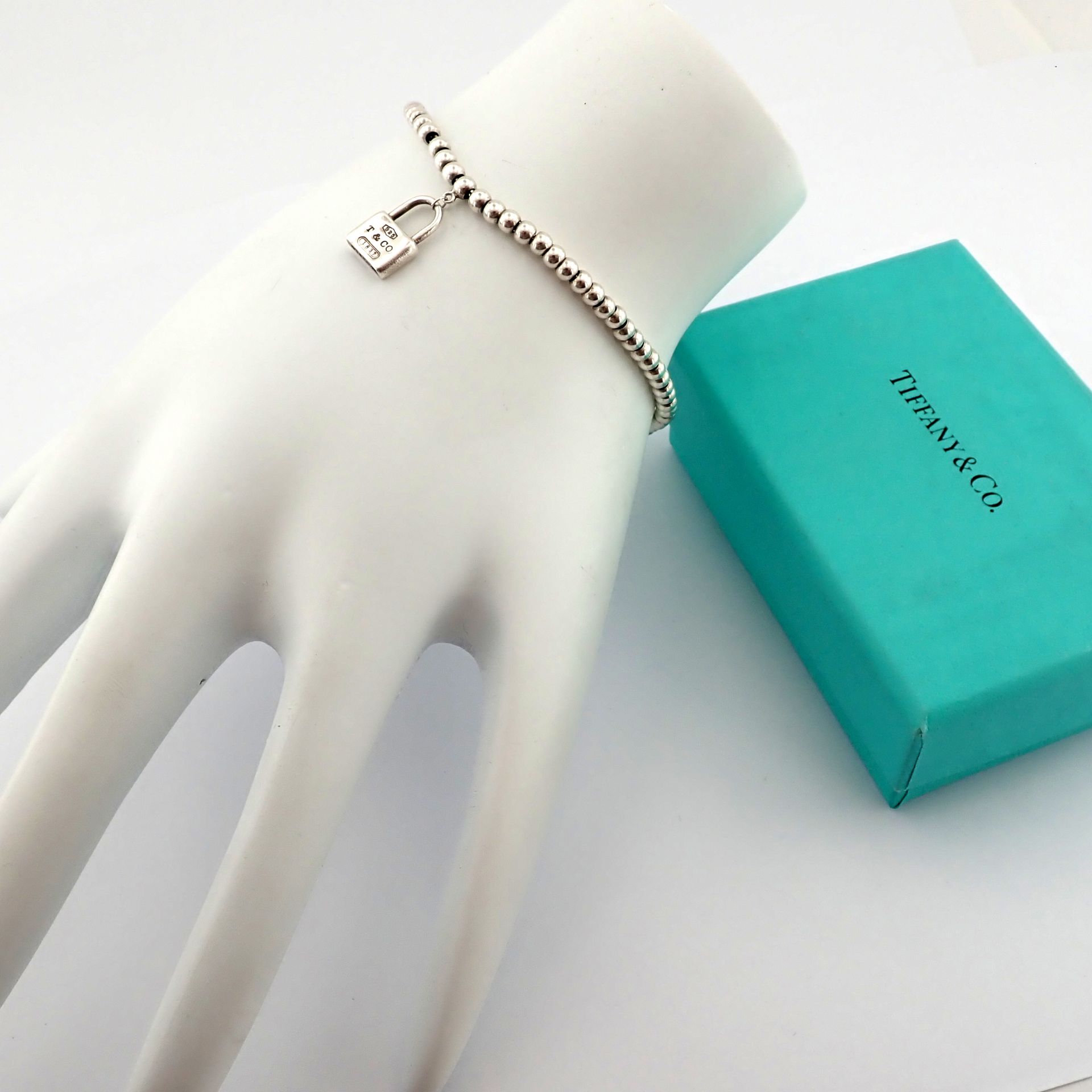 Tiffany & Co Mesh 925 Silver Bracelet - Image 7 of 7