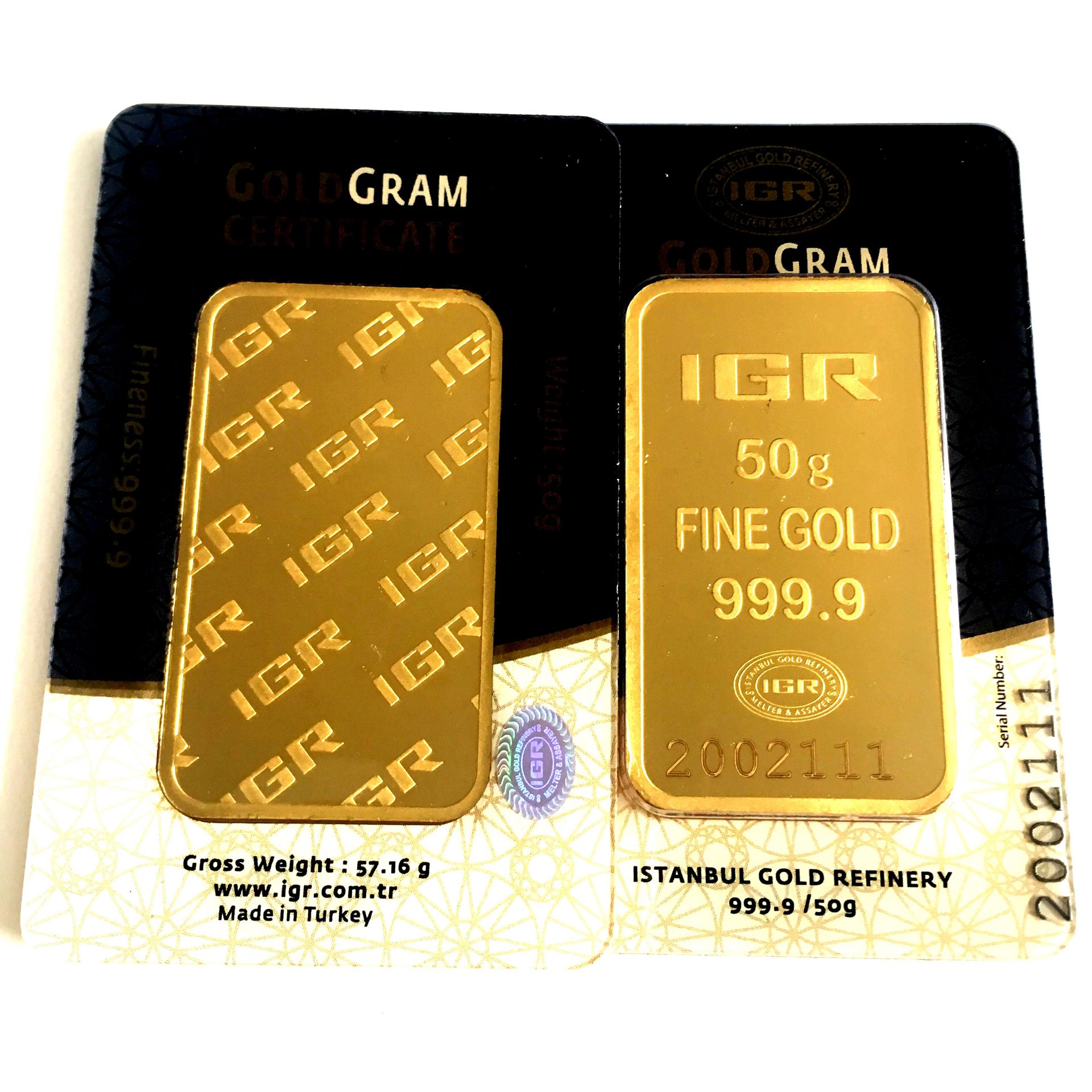 2x 50 Gram (Total 100g) 99.99% (24K) Gold Bullion - Image 2 of 5