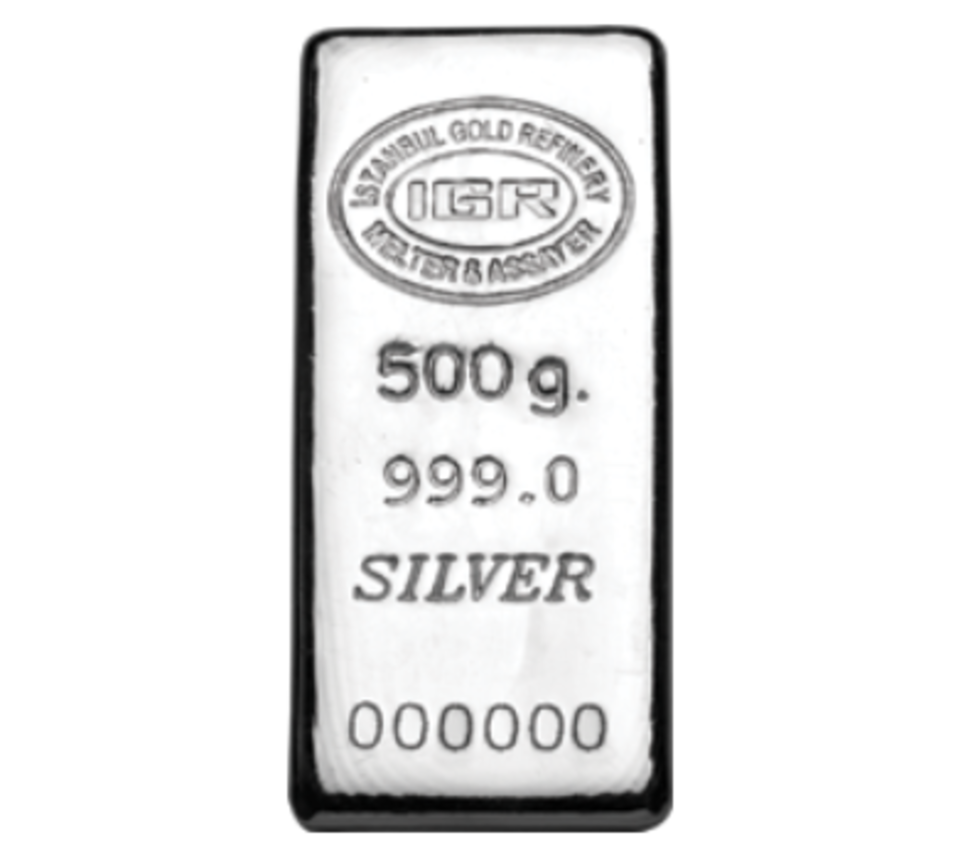 500 gr Silver Investment Bar (99.9%)