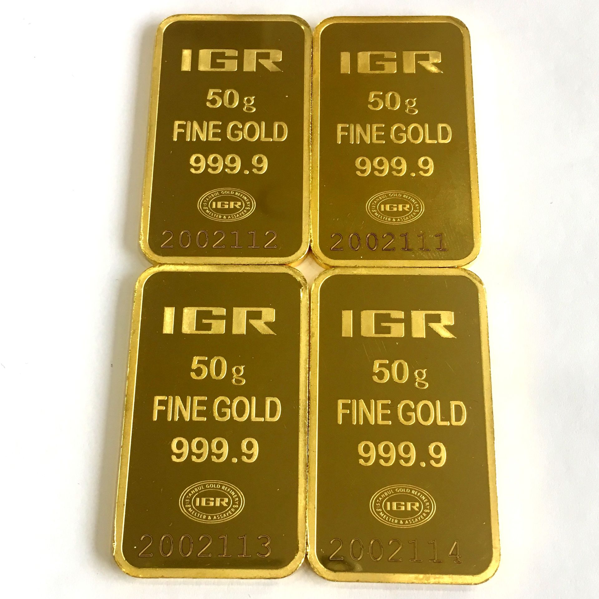 4x 50 Gram (Total 200g) 99.99% (24K) Gold Bullion - Image 5 of 8