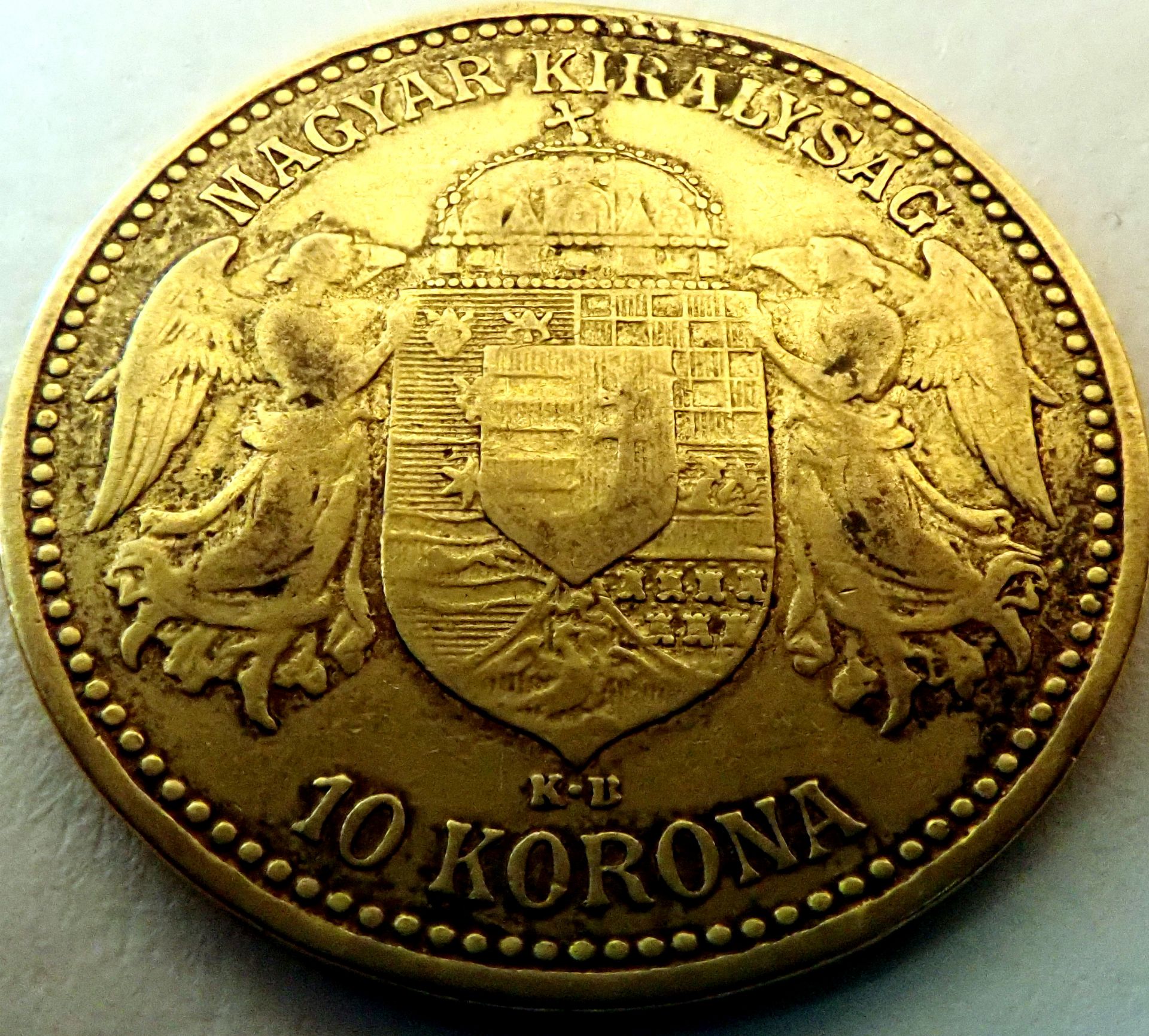 10 Korona - I. Ferenc József Franz Joseph I - 1848/1867-1916