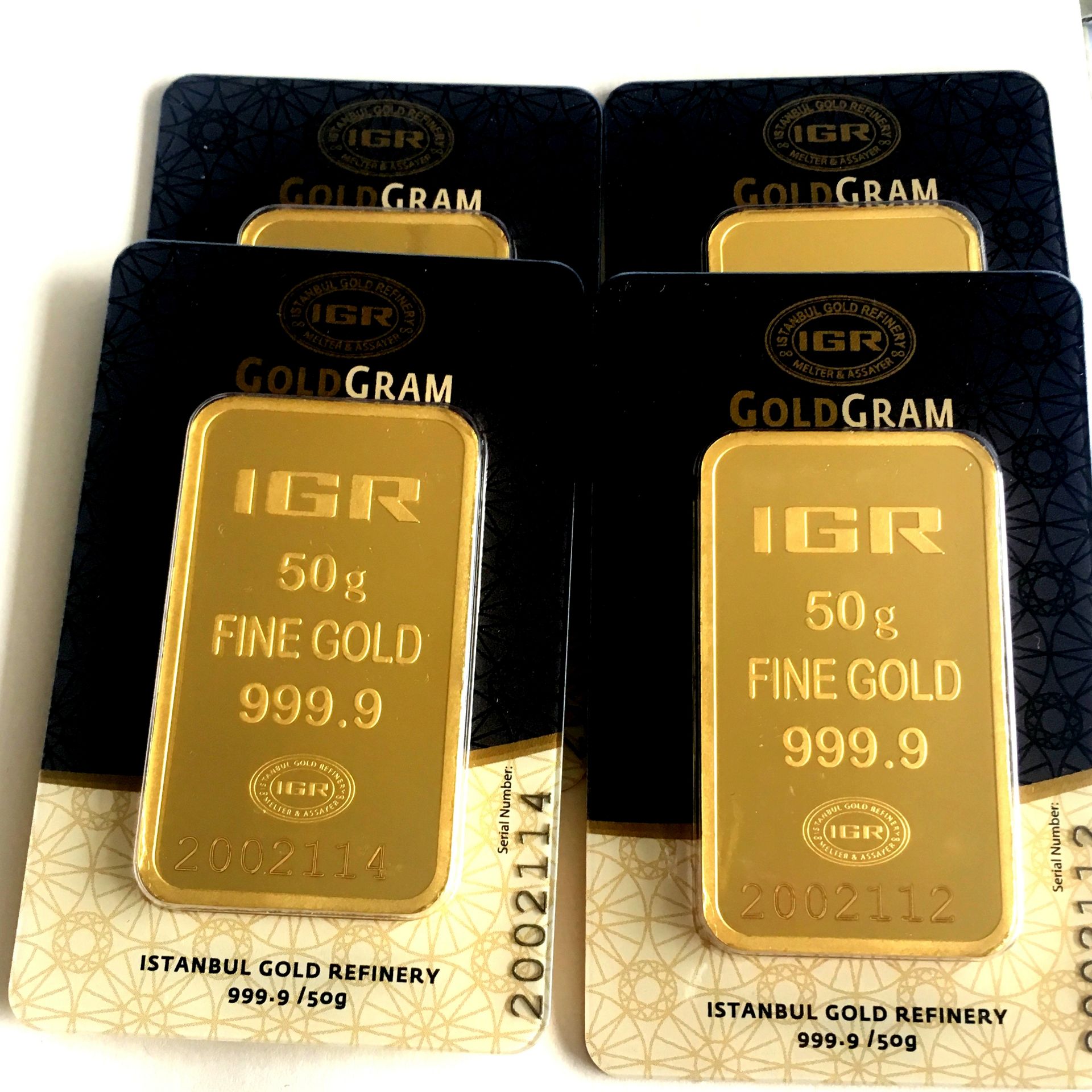 4x 50 Gram (Total 200g) 99.99% (24K) Gold Bullion - Image 8 of 8