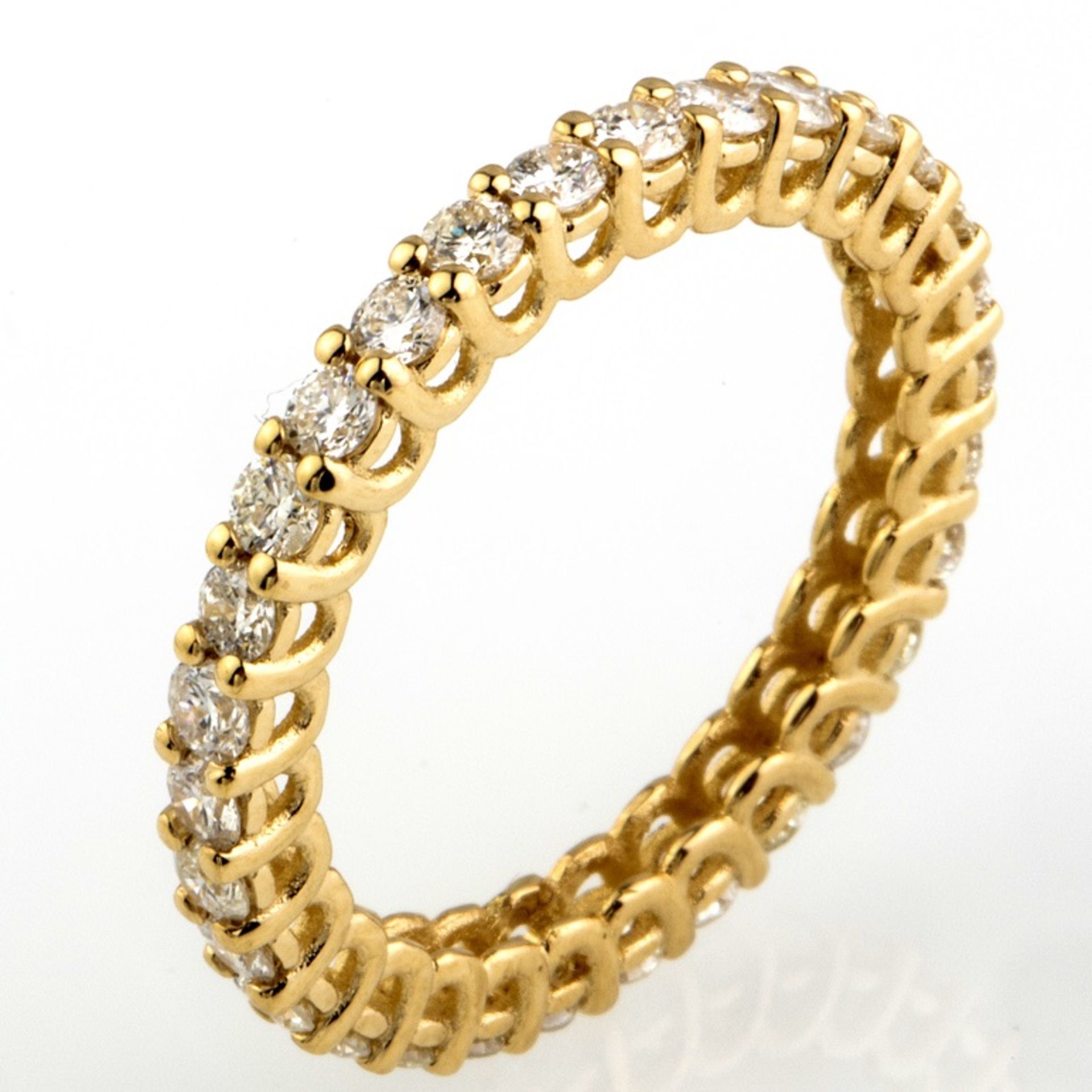 14K Yellow Gold Eternity Ring 1,28ct - Image 3 of 3