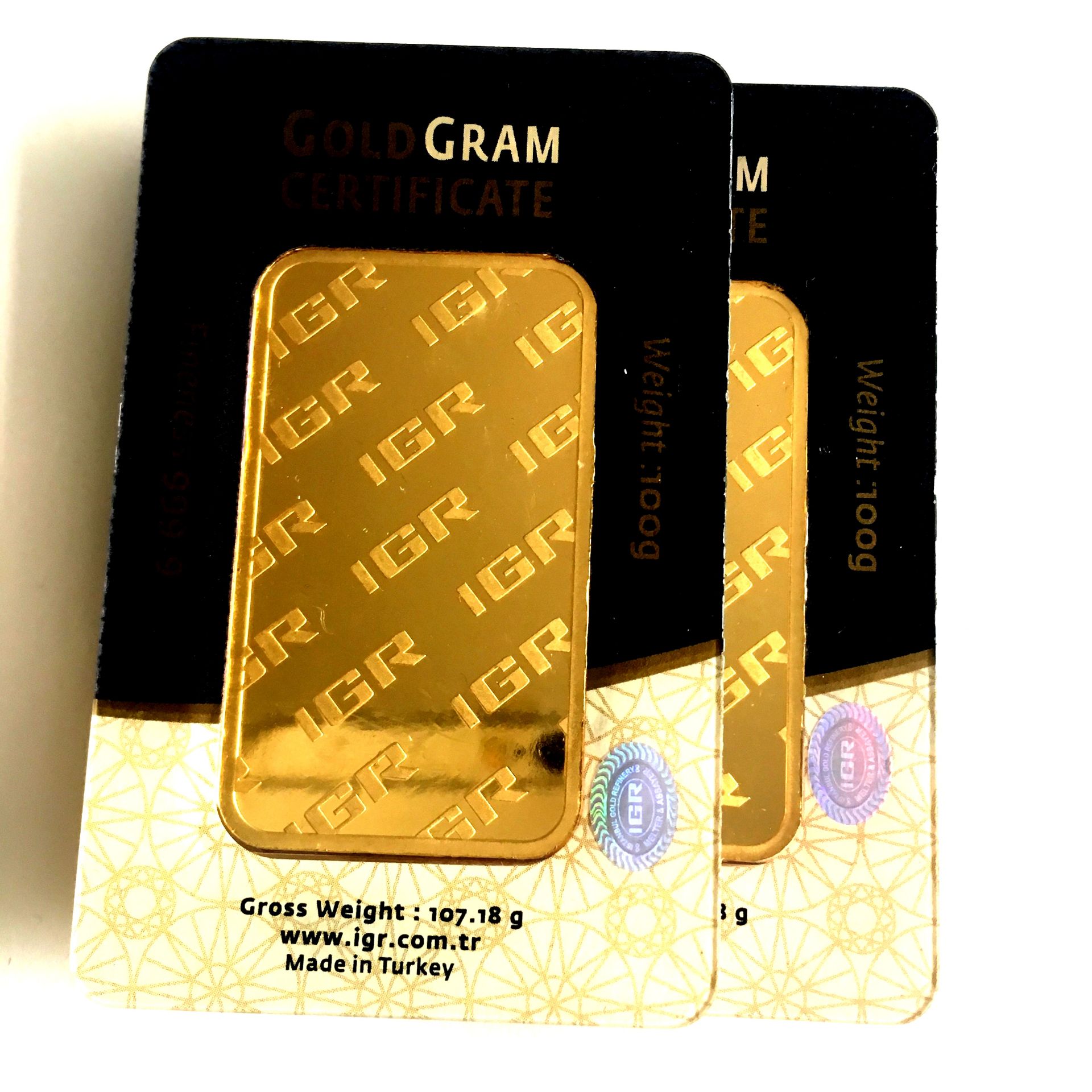 2x 100 Gram (Total 200g) 99.99% (24K) Gold Bullion - Image 3 of 7