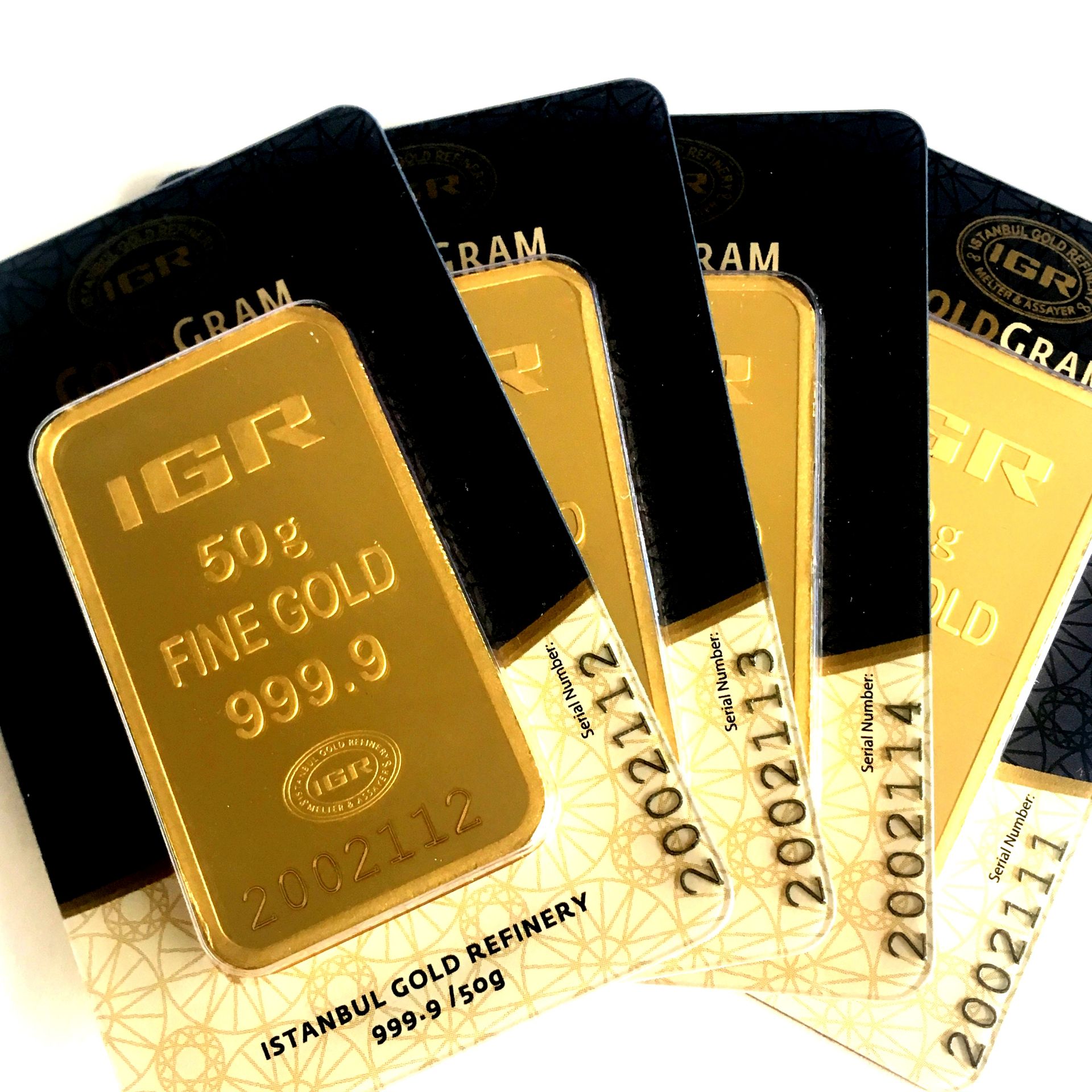 4x 50 Gram (Total 200g) 99.99% (24K) Gold Bullion - Image 7 of 8