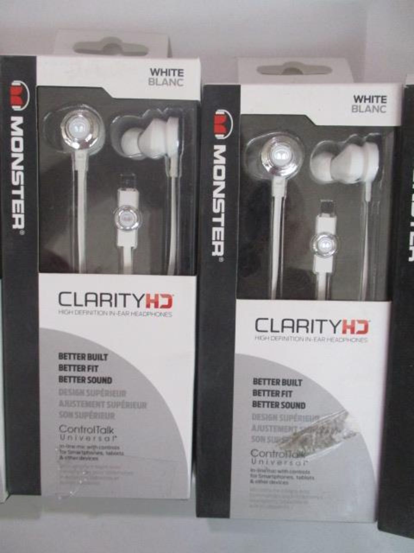 5. pcs Brand new Monster Clarity HD in ear headpones