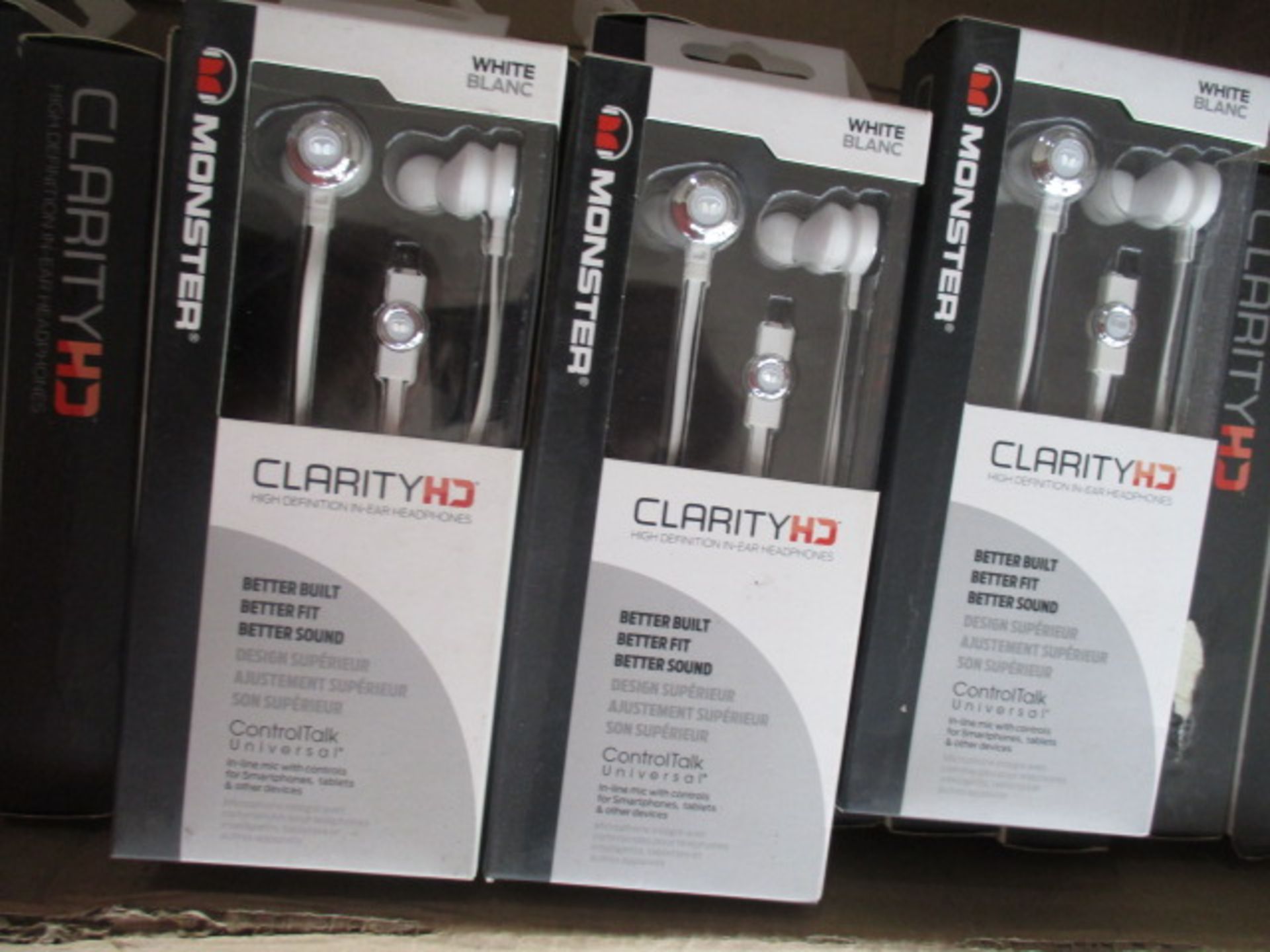 5. pcs Brand new Monster Clarity HD in ear headpones