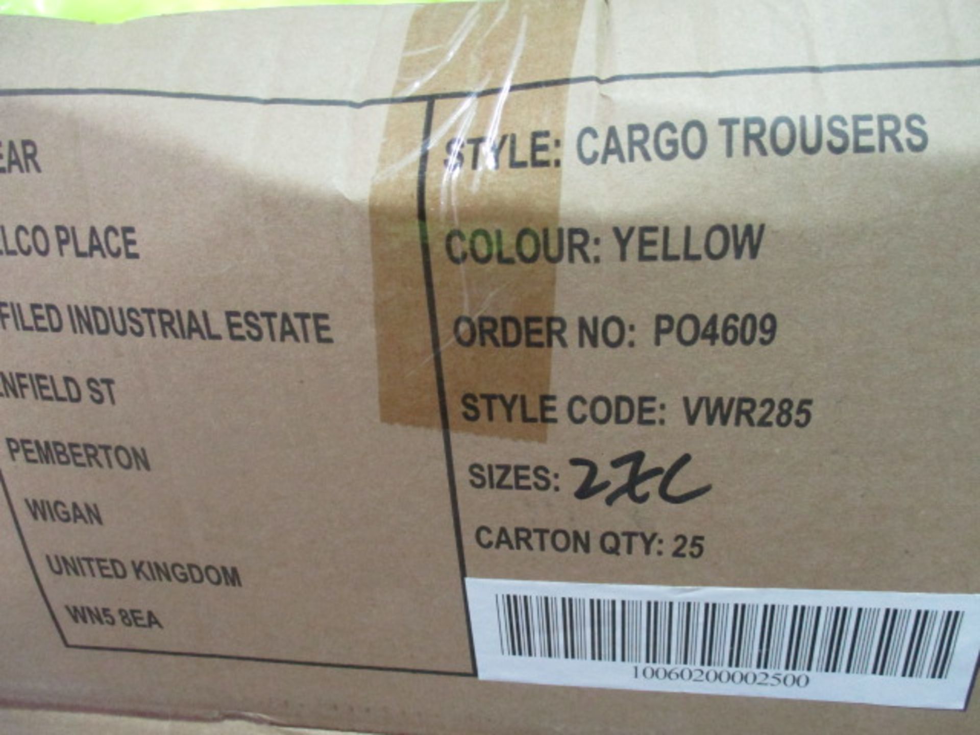 50 pairs of brand new VizWear Cargo Trouser