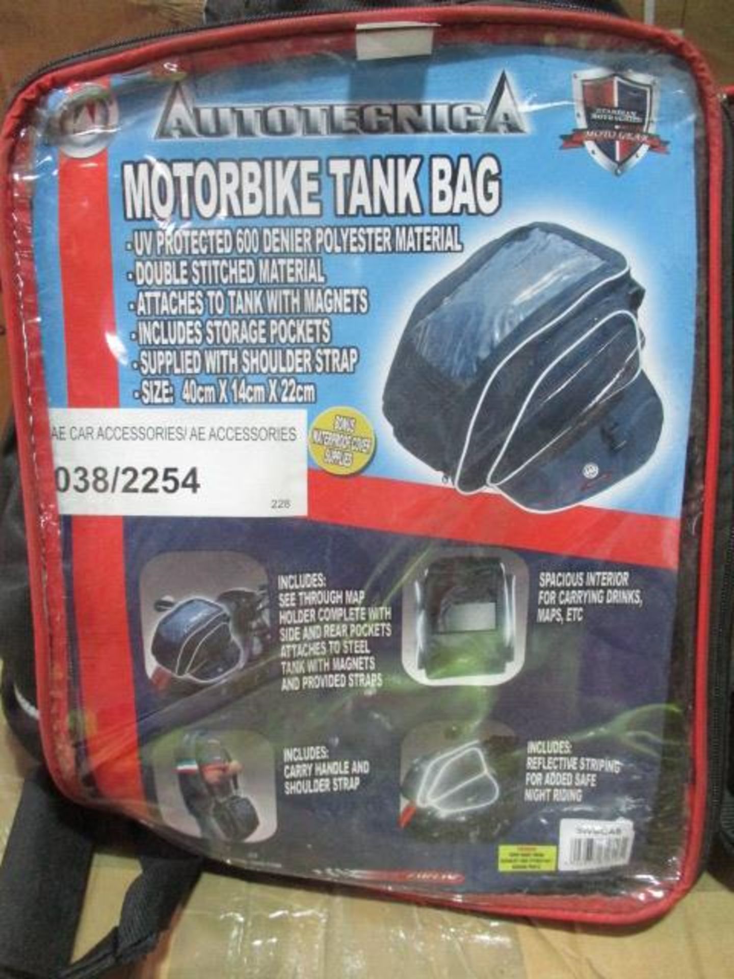 25 pcs brand new sealed motorbike fuel tank bag