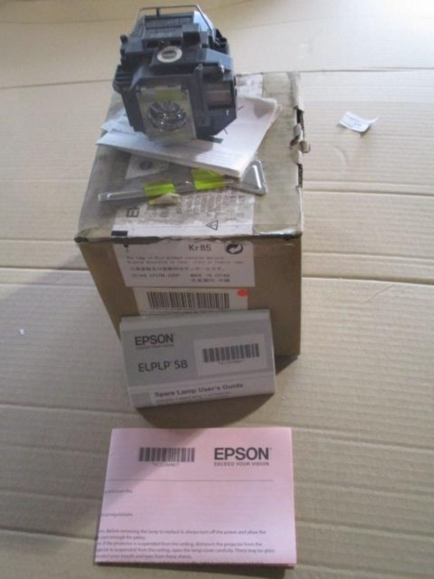 Epson ELPLP 58 original genuine projector lamp