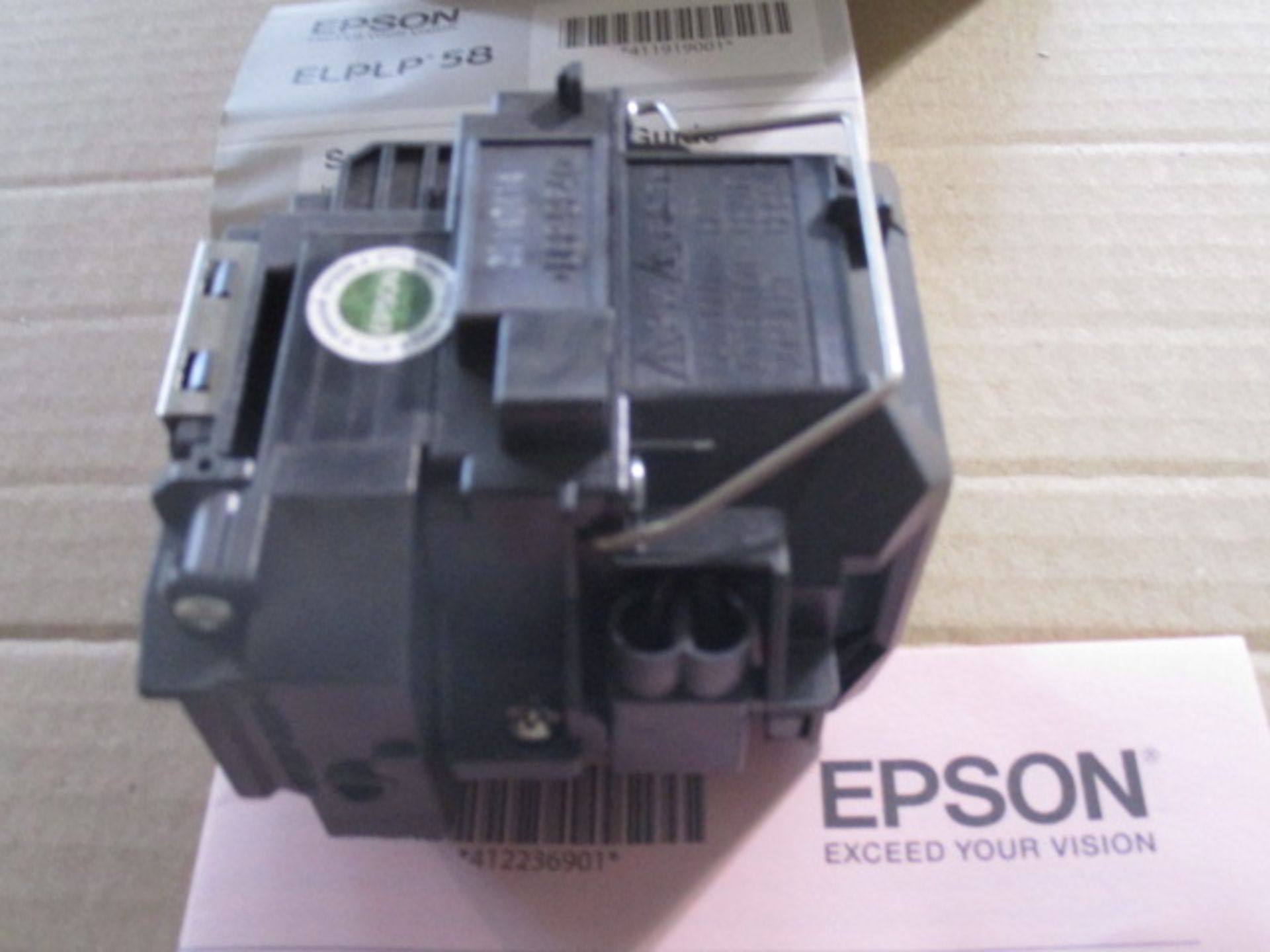 Epson ELPLP 58 original genuine projector lamp - Image 3 of 3