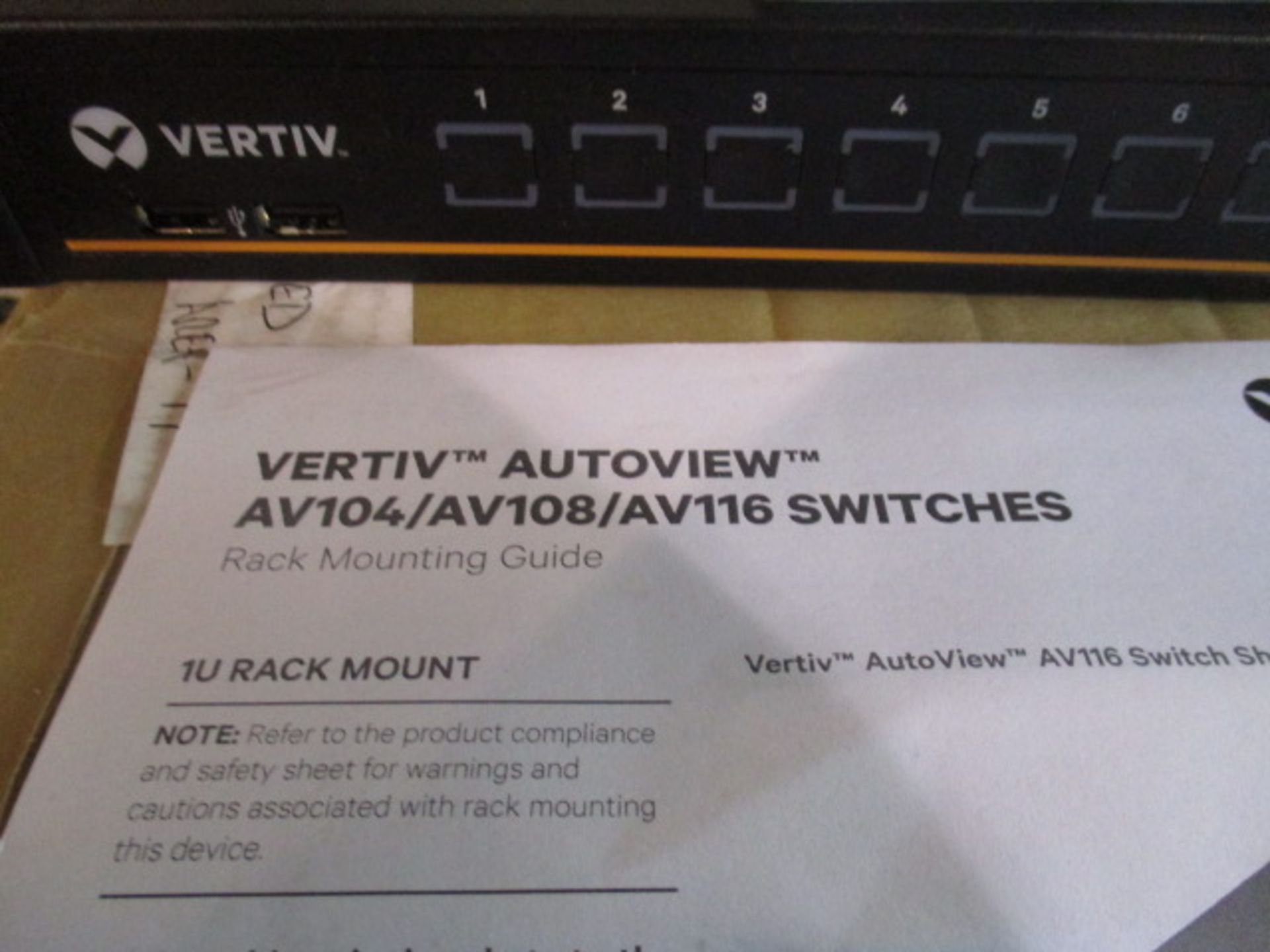 Vertiv Autoview Network Switch - B Grade - unused - Image 2 of 4