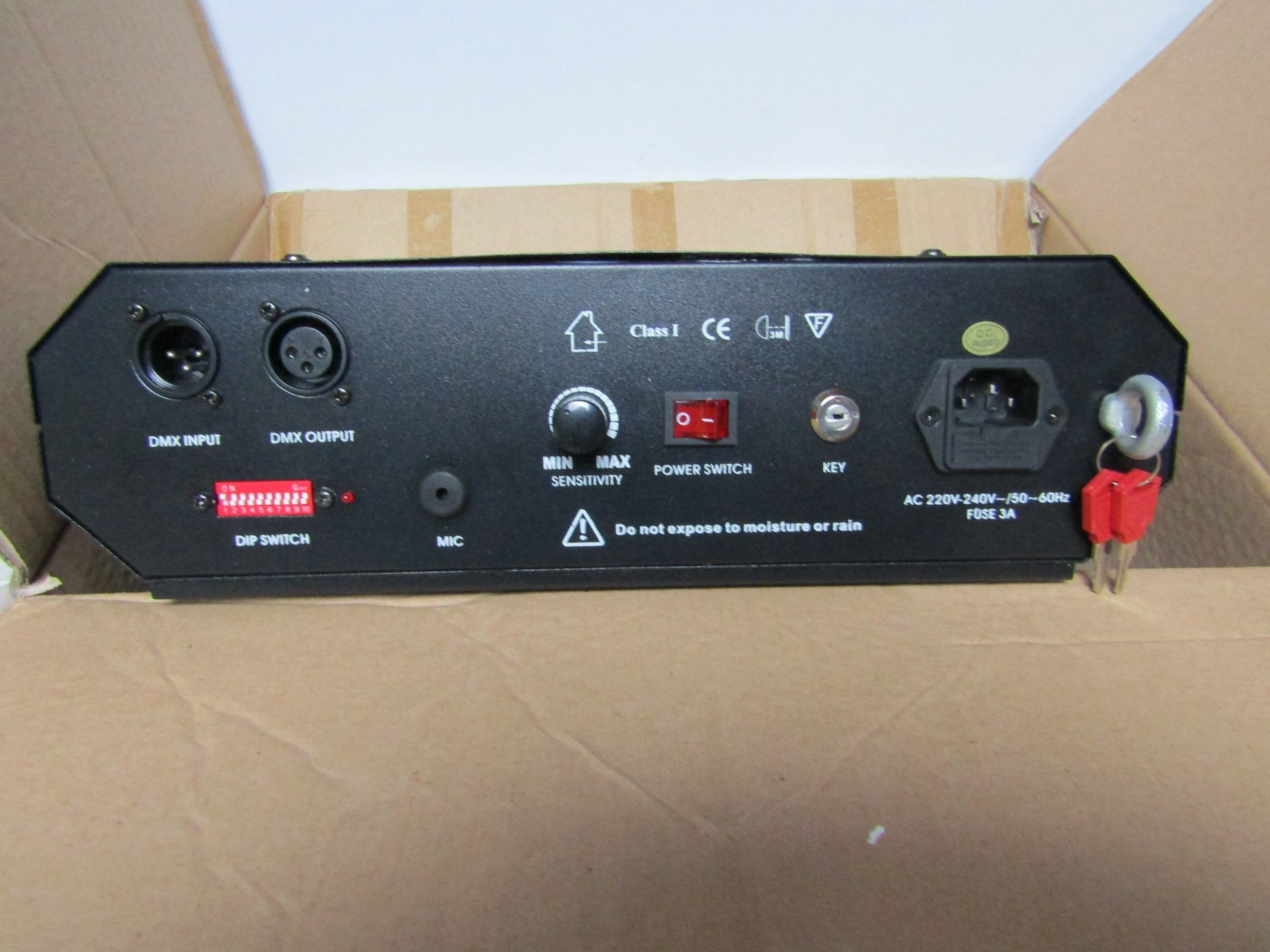 LASER PROJECTOR, RED/GREEN/YELLOW - 160mW - 10 DMX CHANNELS - Image 4 of 5