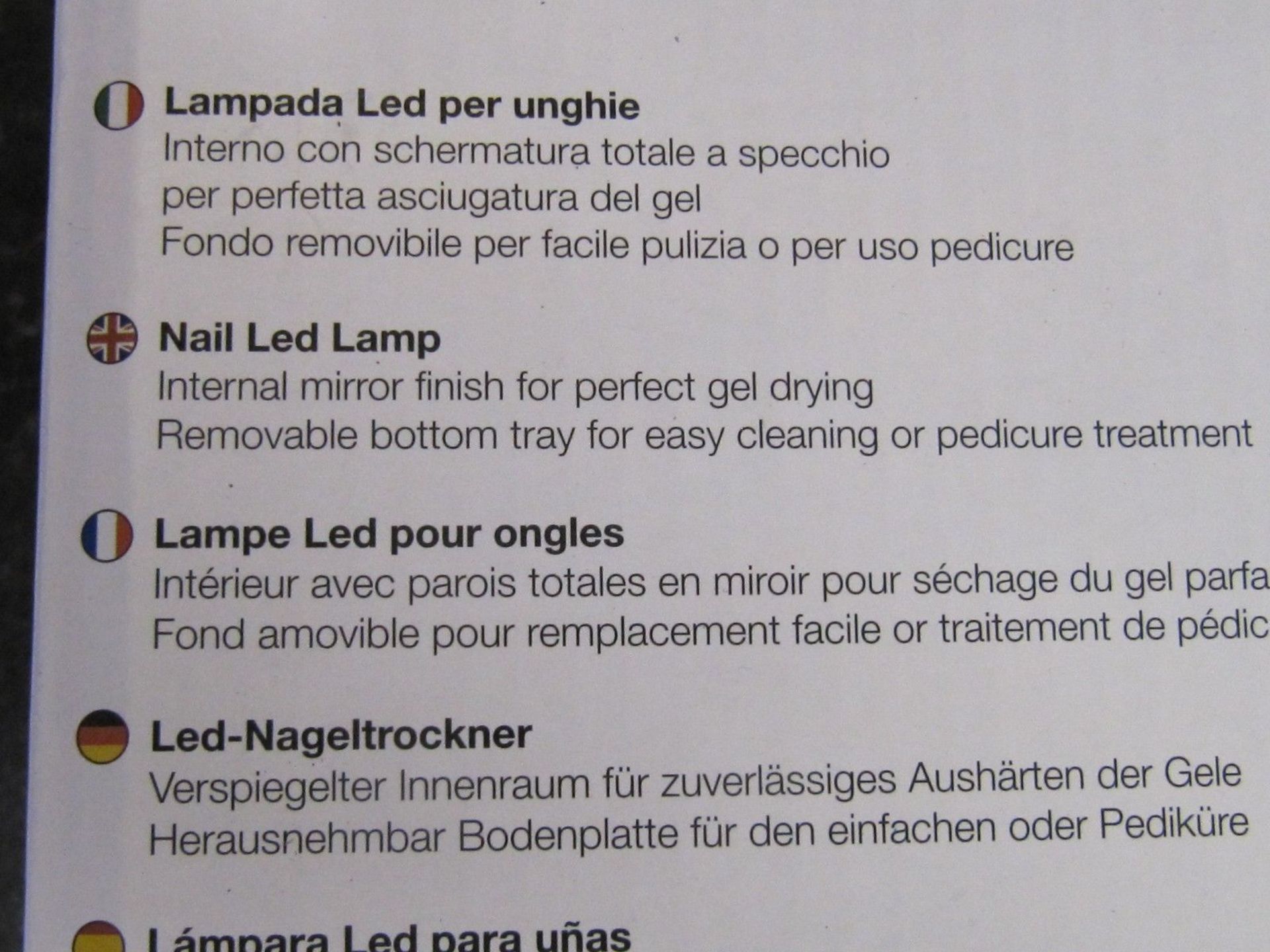 Nail LED Lamp. 12w Rapid Dry Time. BEPER - Image 4 of 4